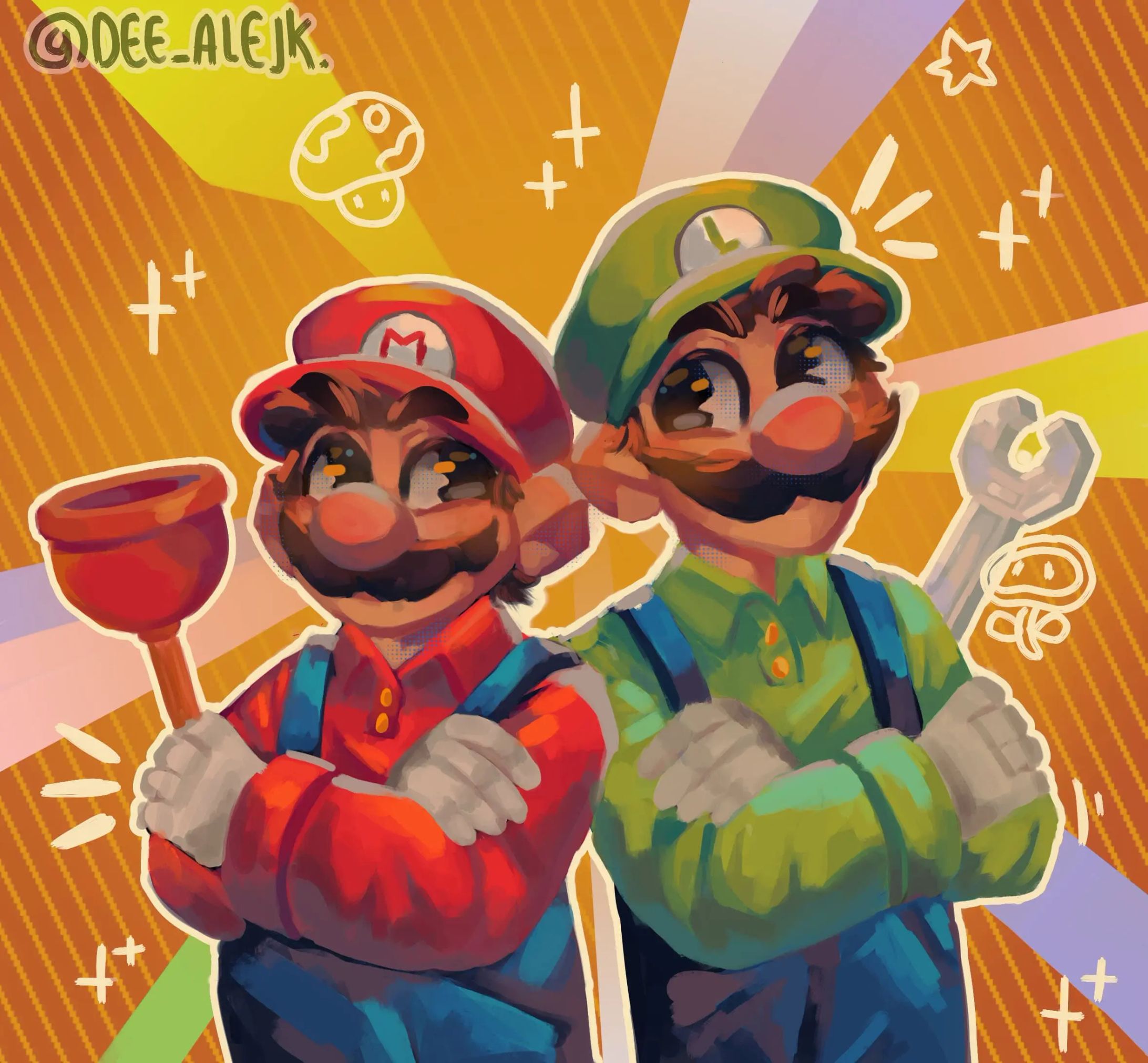 Mario & Luigi Fanart-1
