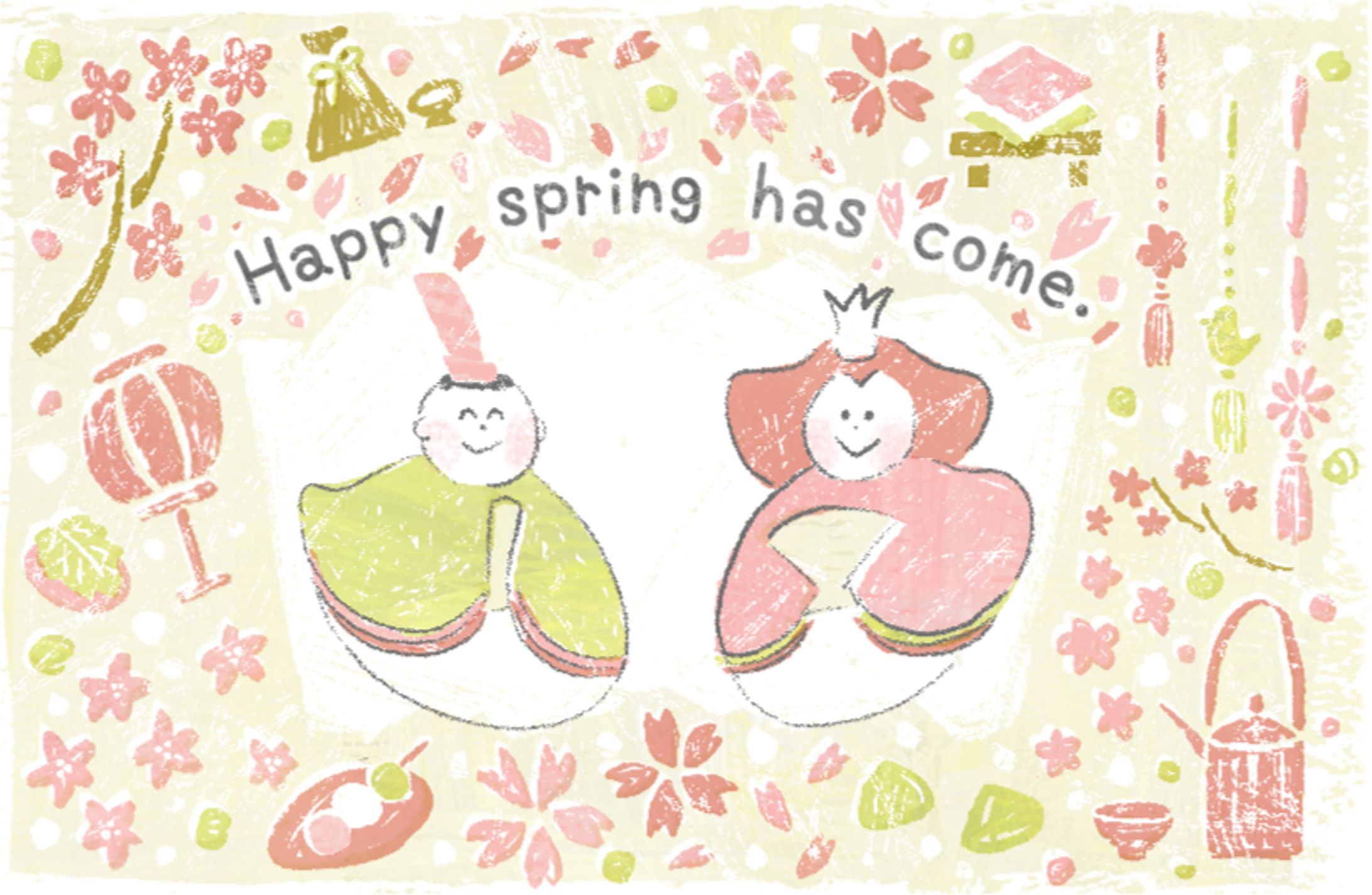 お雛様のイラスト-1