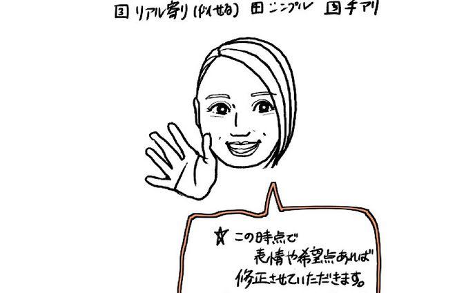 超簡単似顔絵アイコン〜受注手順〜
