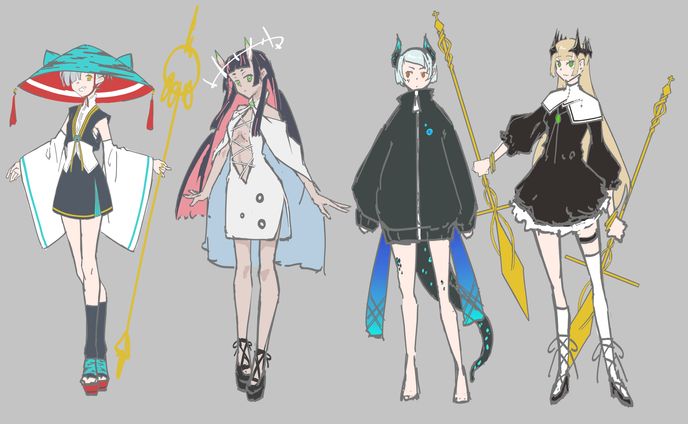 イラストレーター、live2dモデラー、2020年