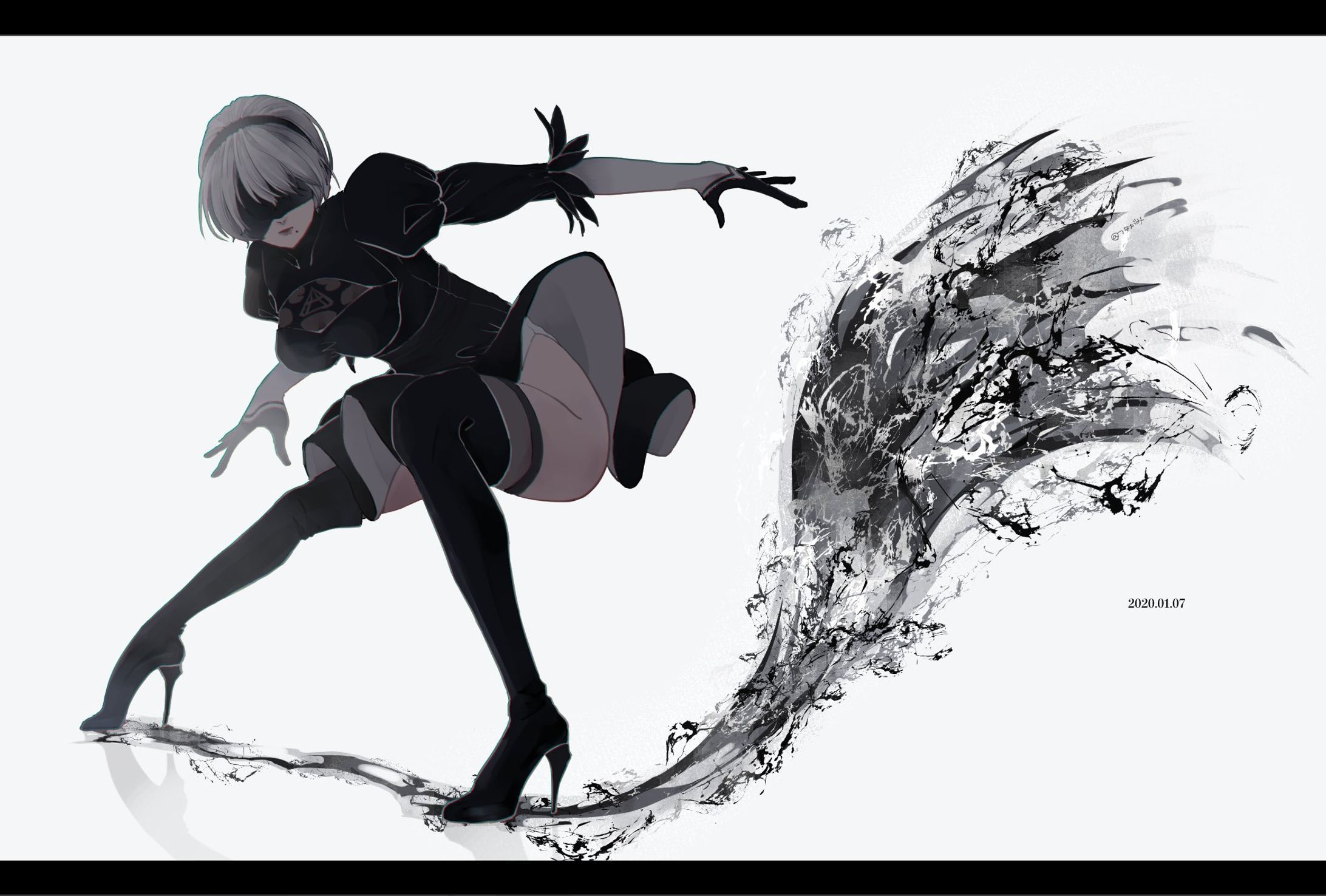 【 Fan art 】2B-1