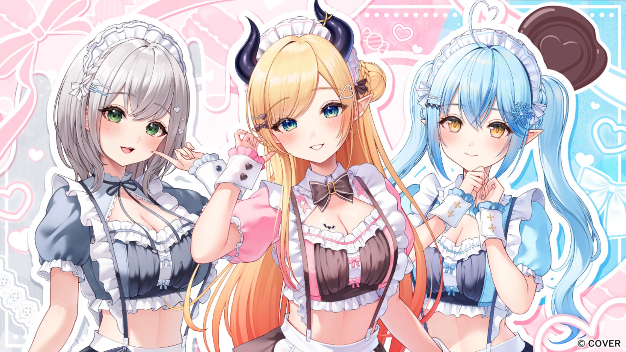 『初恋大戦争』癒月ちょこ様 / 白銀ノエル様 / 雪花ラミィ様-1