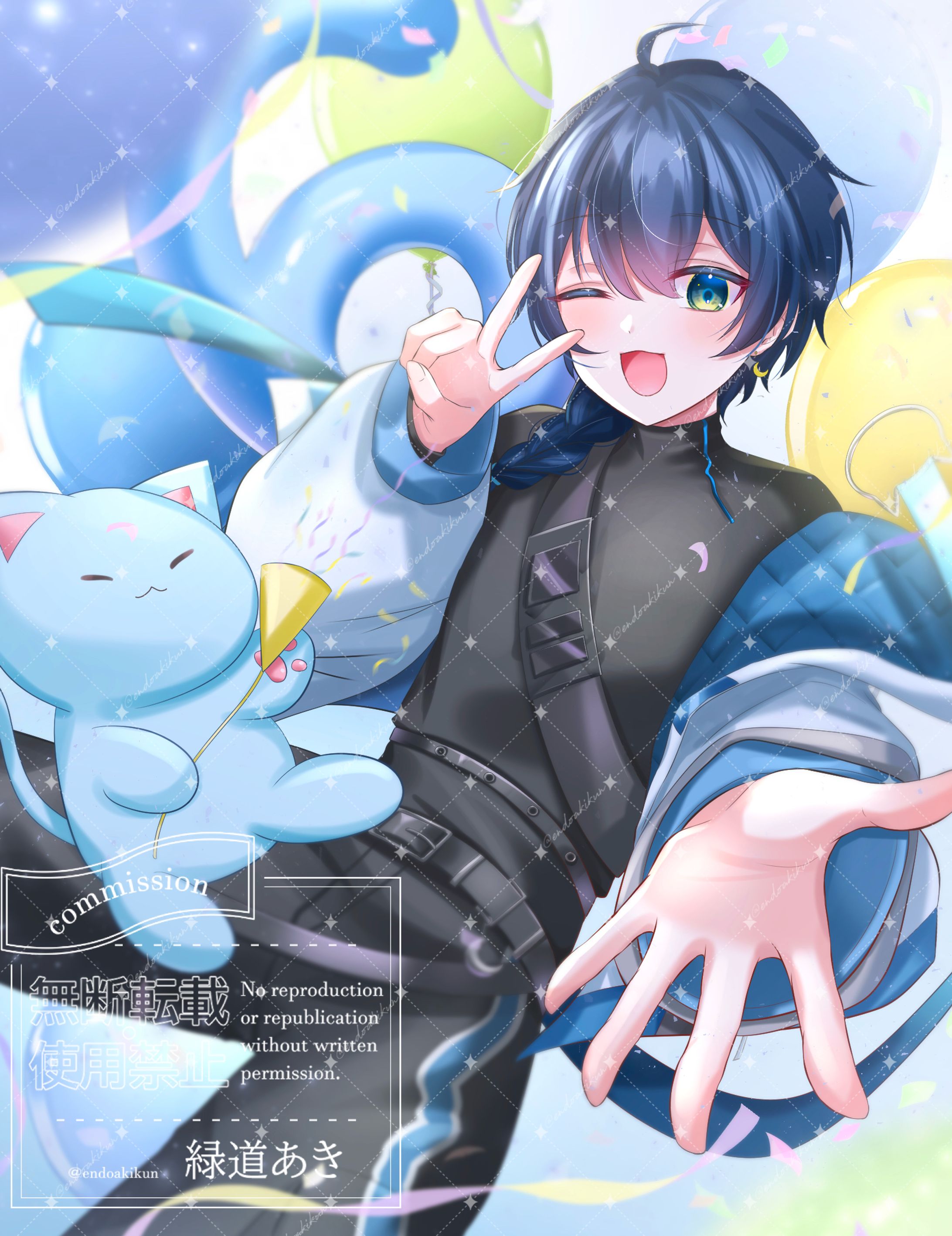 月乃ゆら様　一枚絵-1