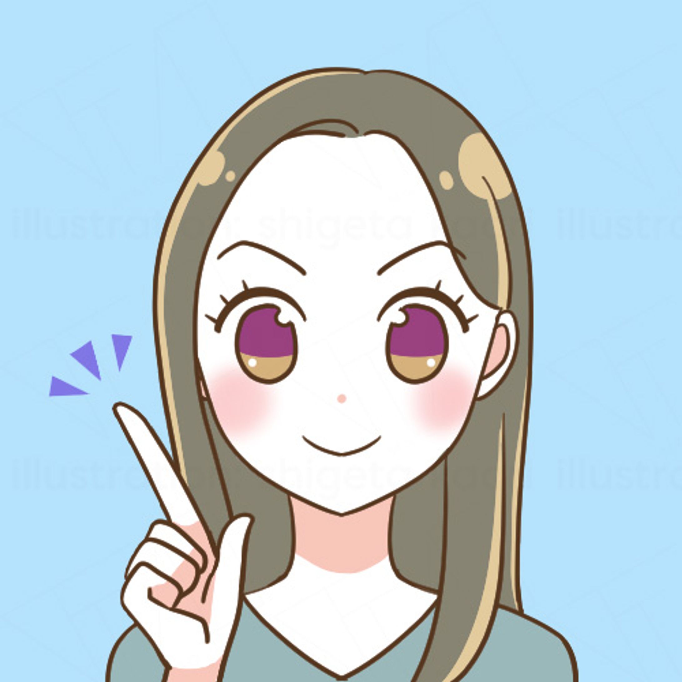 【お仕事】Office163様　似顔絵アバターイラスト-1