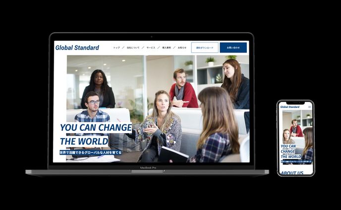 Global Standard（Wordpressデモサイト）
