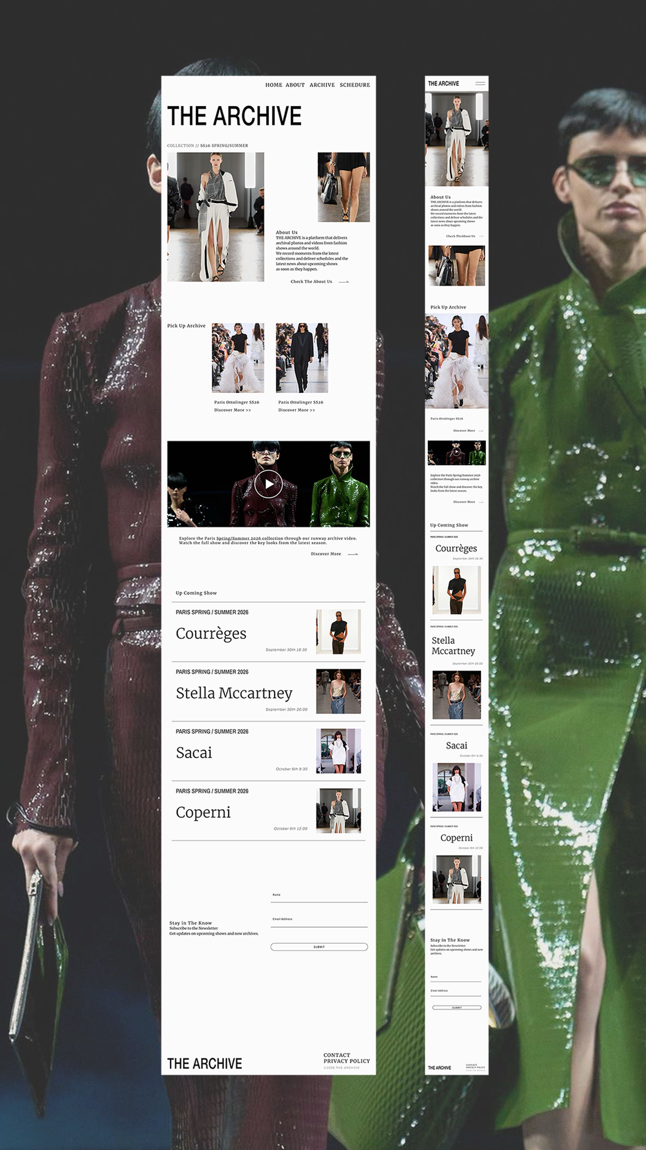 【Fashion】Fashion Show Websiteビジュアル-1