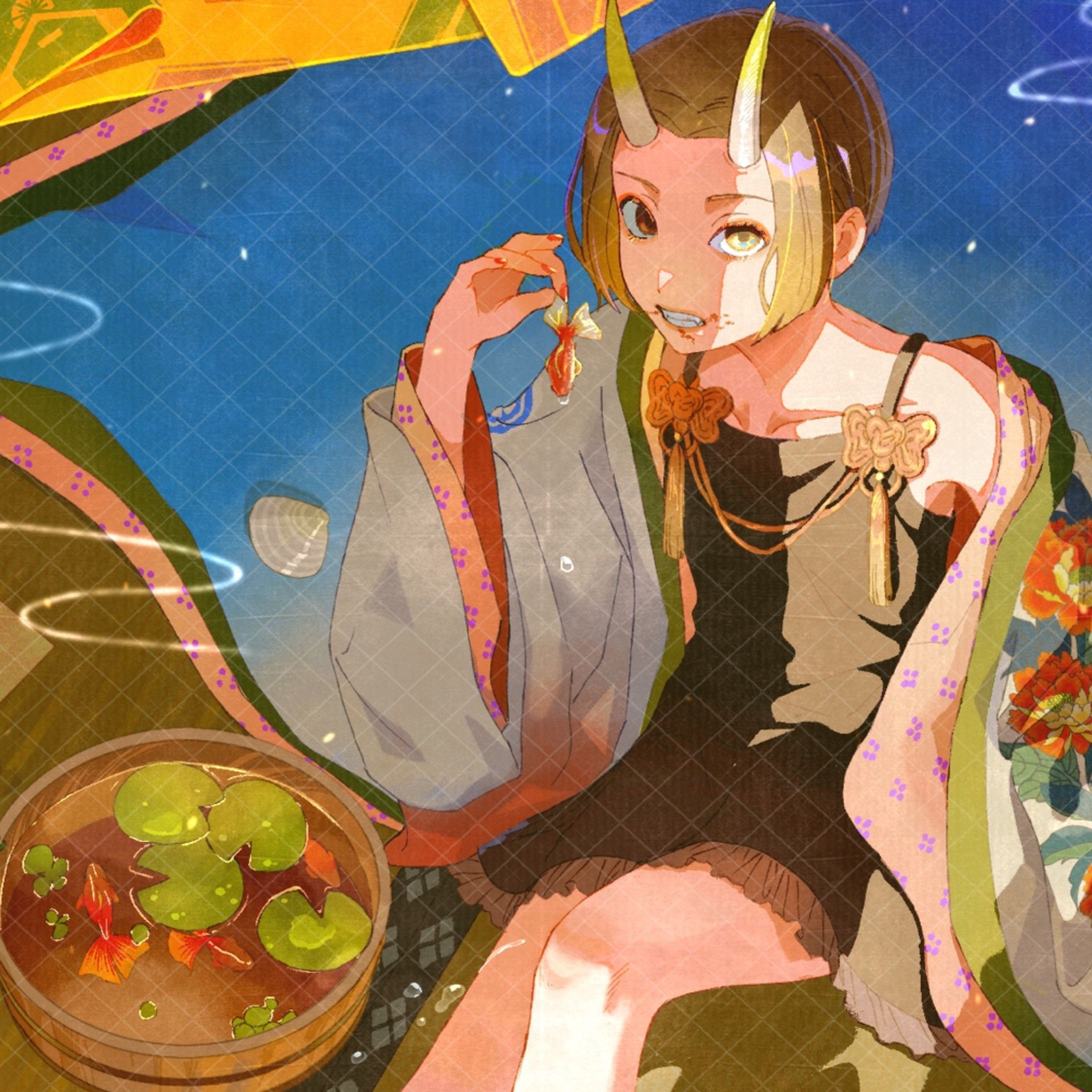 一枚絵サンプル(背景描き込み)-1
