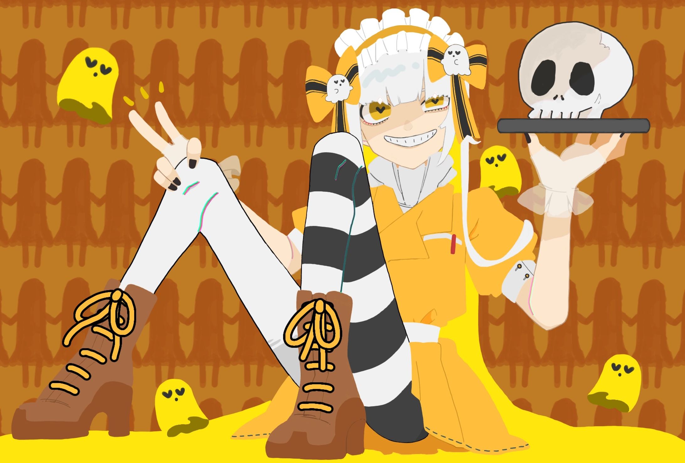 スモールS_ハロウィンイラスト-1