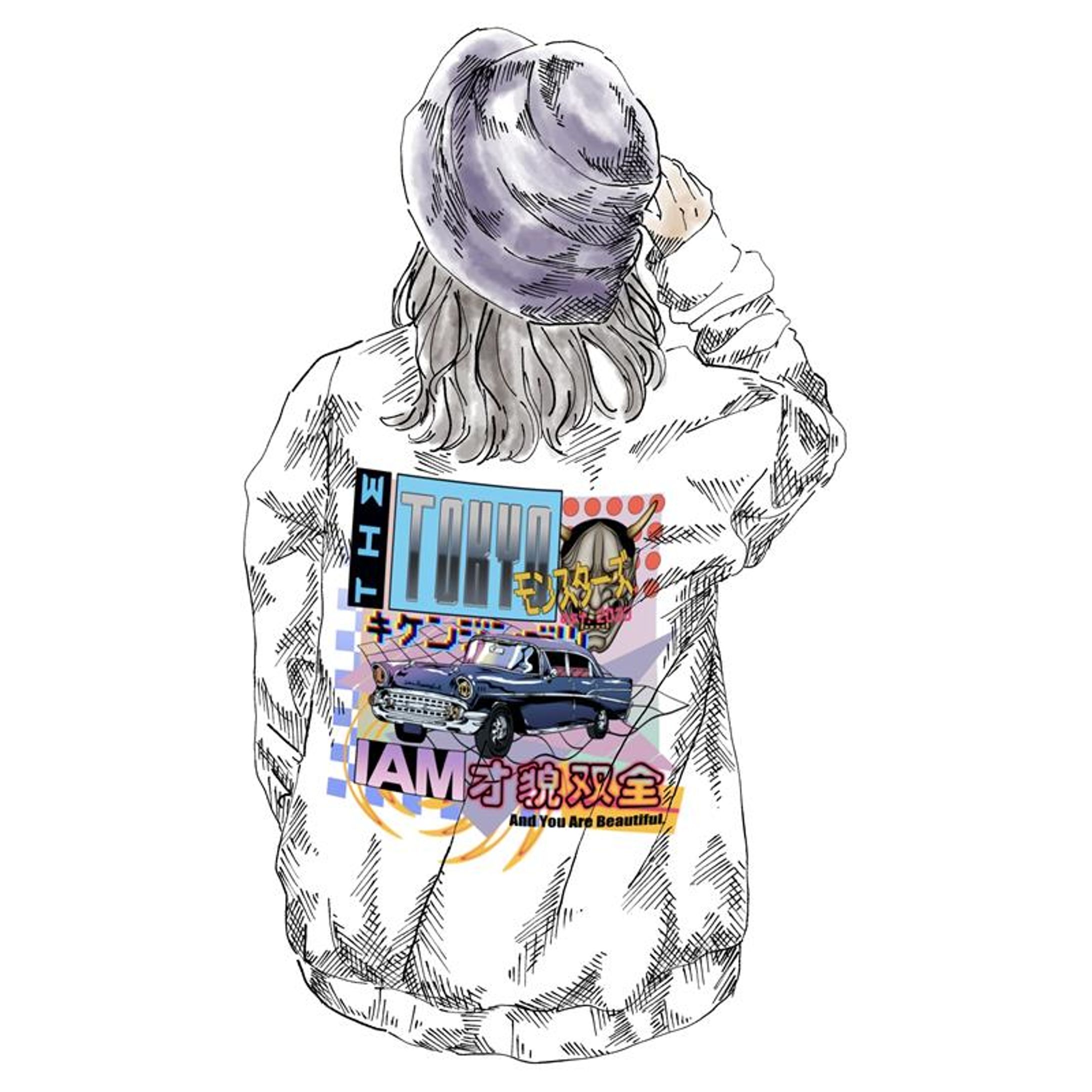 優しいタッチの人物画-1