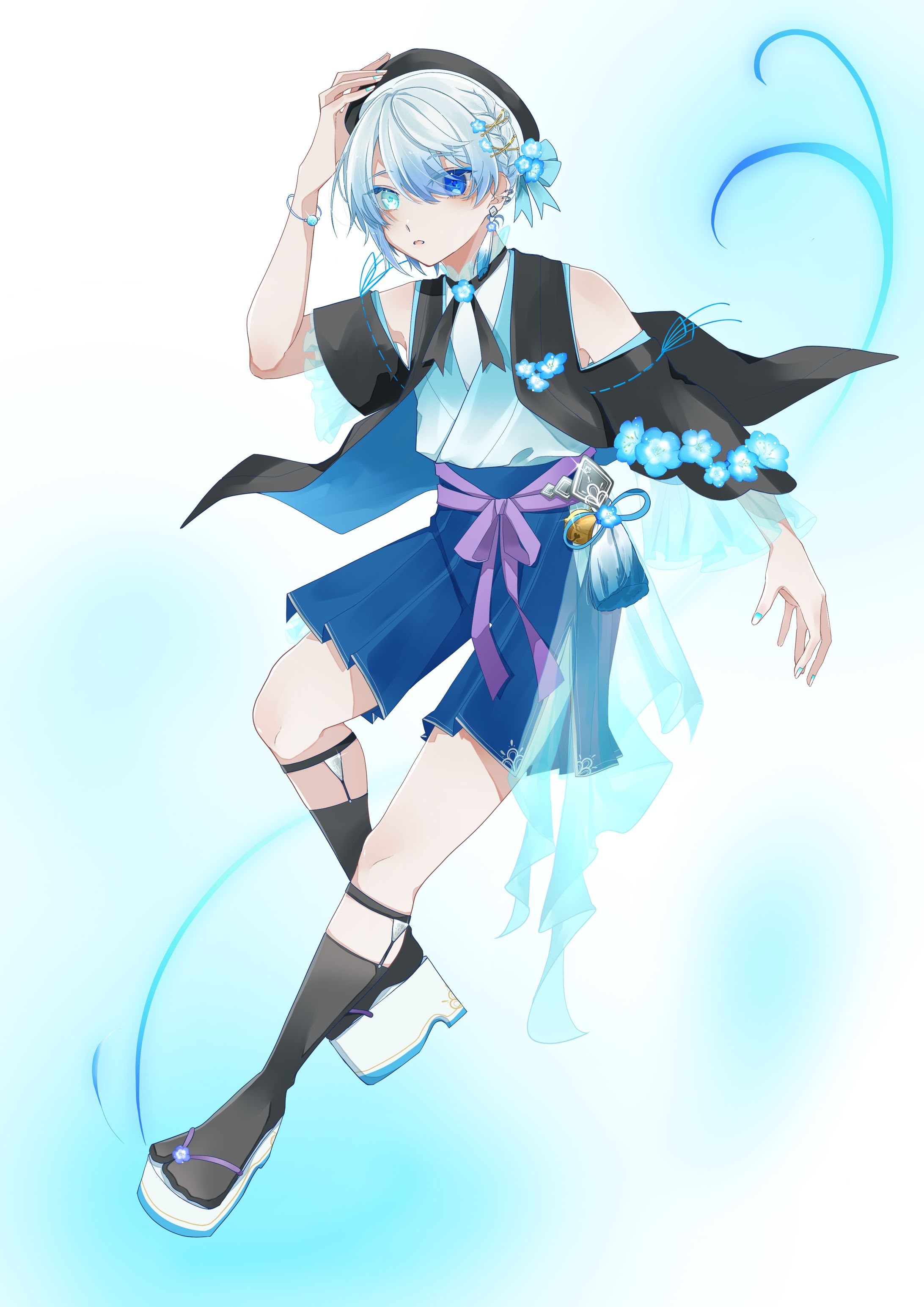 ネモフィラ　擬人化-1