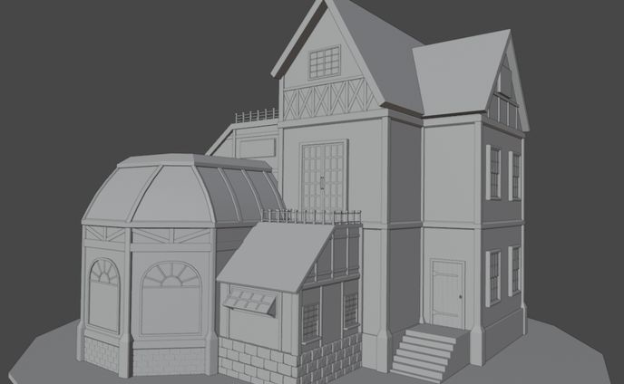 MedibalHouse2/中世邸宅2