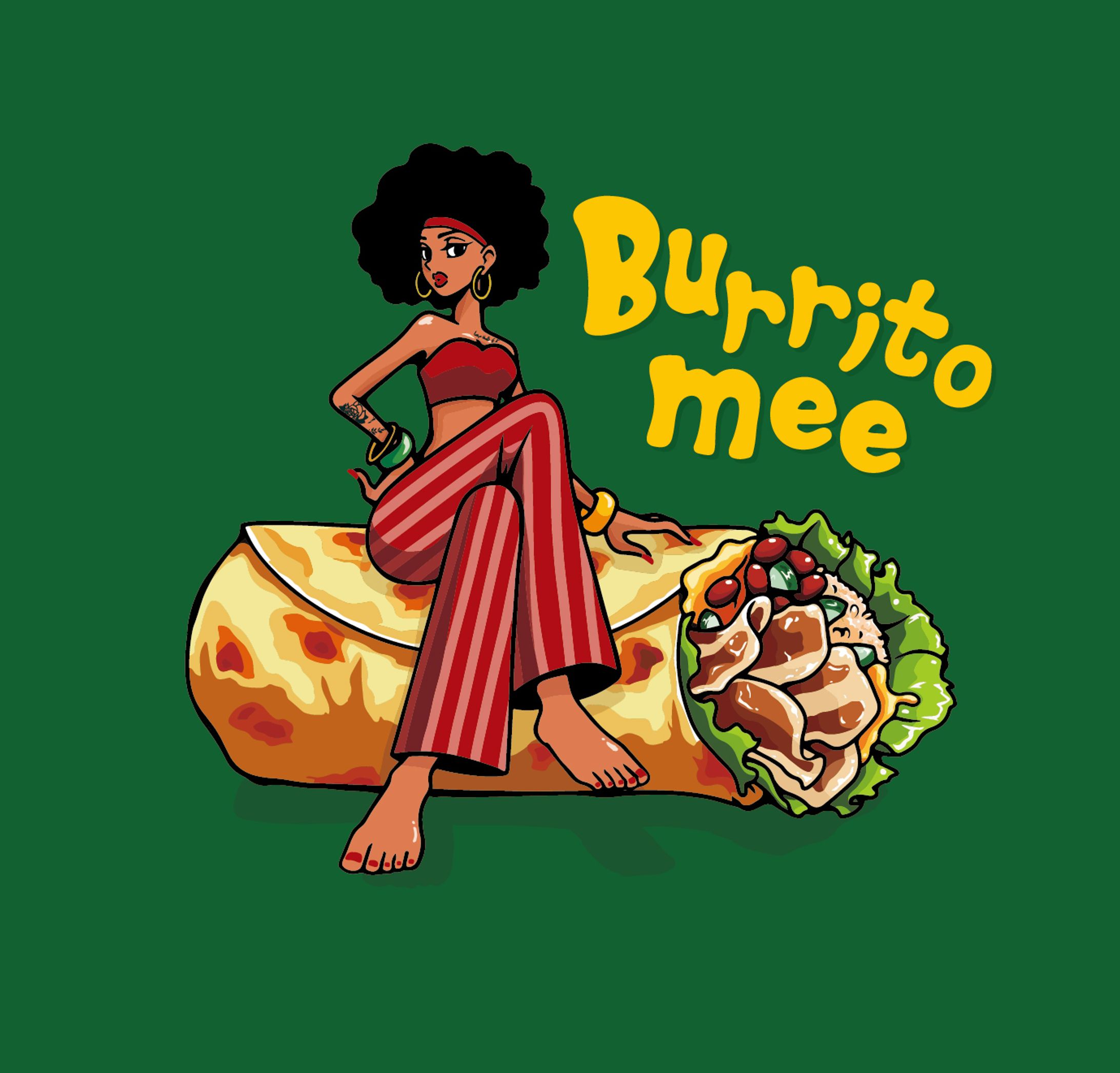 ブリトー屋さんのロゴ(burrito mee様)-1