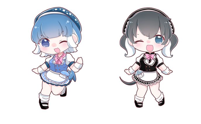 イラスト、キャラクターデザイン、sdキャラクター