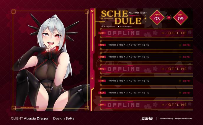 Atraxia Dragon Schedule