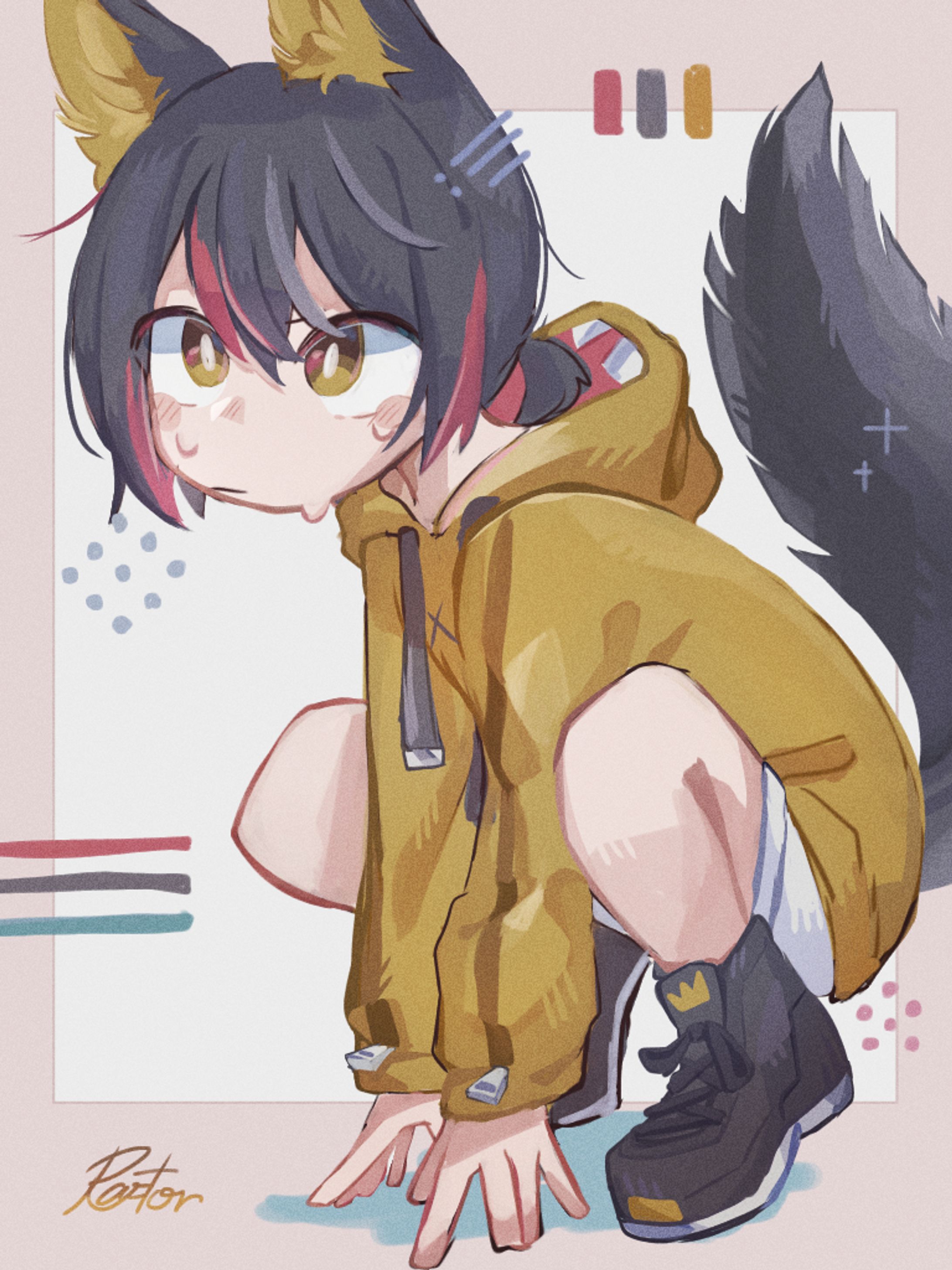 お気に入り絵🐺-1