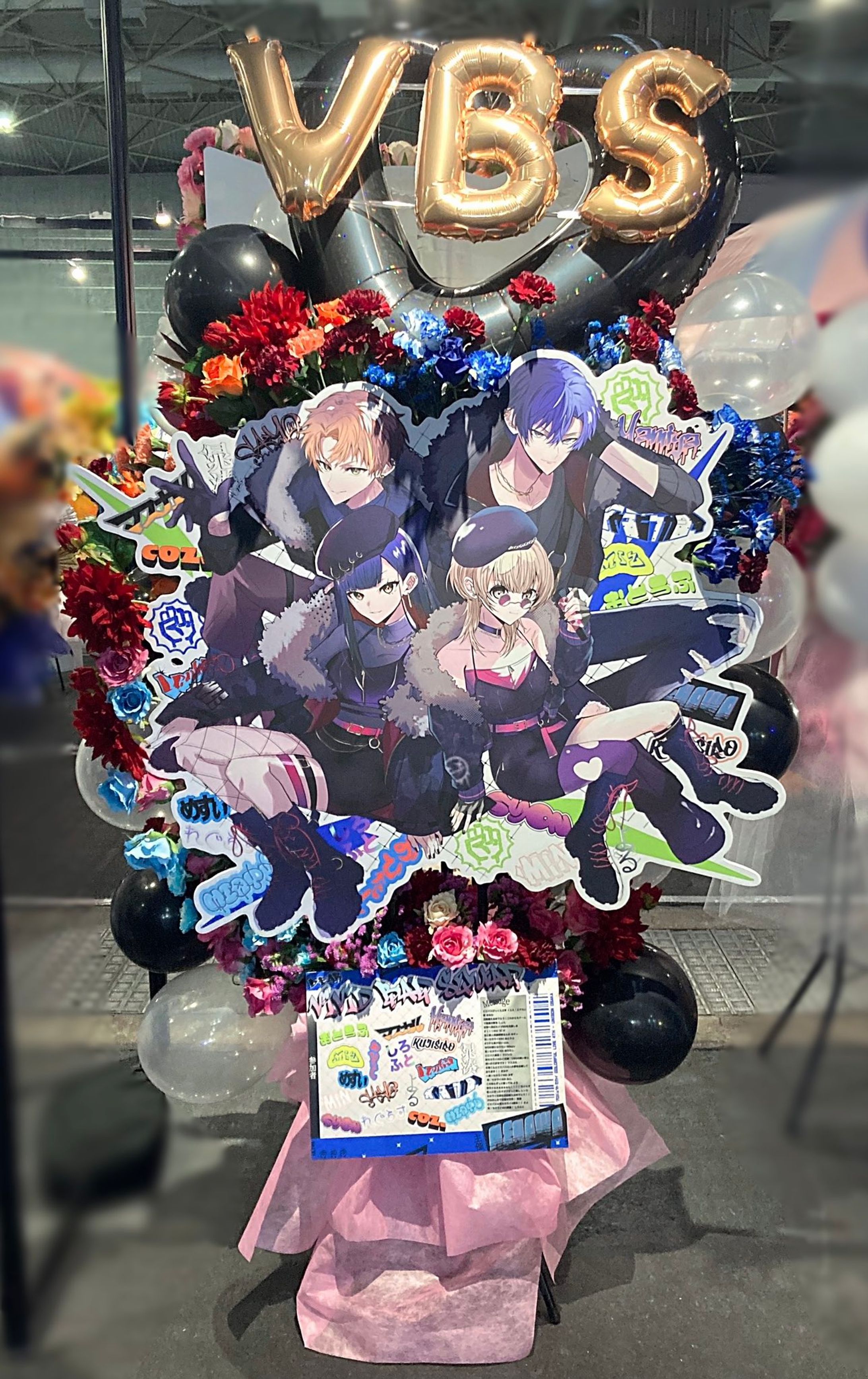 フラワースタンドデザイン イラスト-1