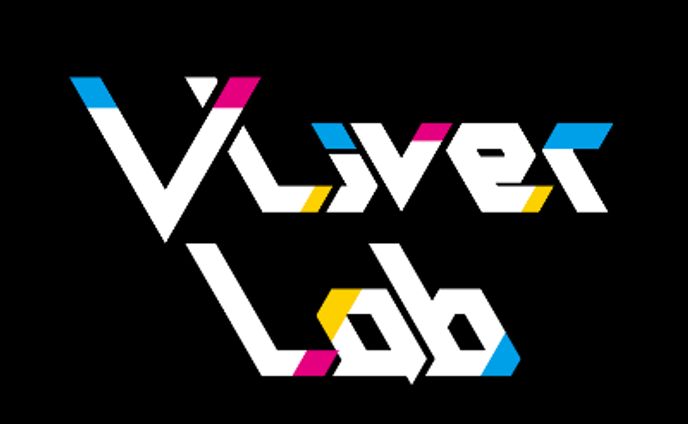 VLiverLab(カフェ)で店内スクリーンとして投影