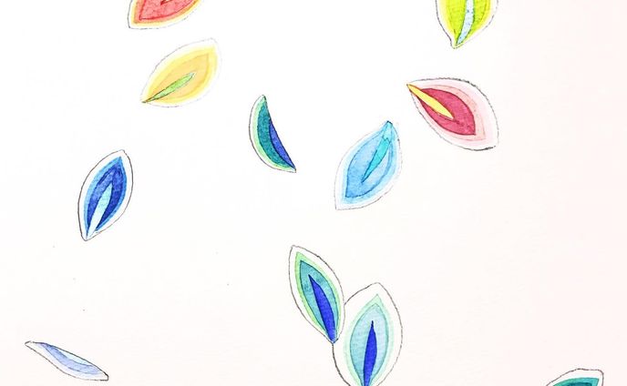 #illustration #artwork #水彩 #colorcomposition #patterndesign