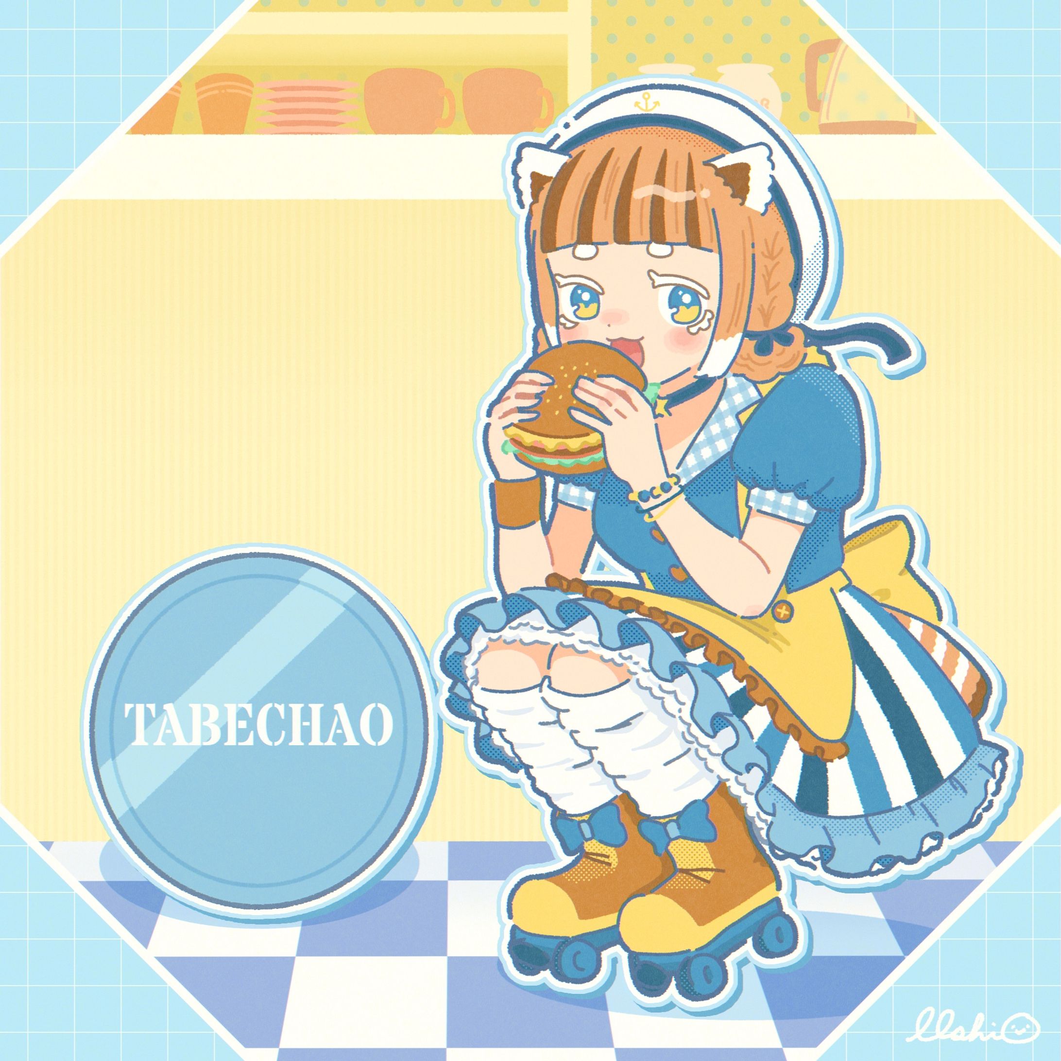 カフェ店員×レッサーパンダ-1