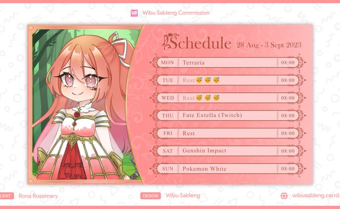 Rona Rosemary Schedule