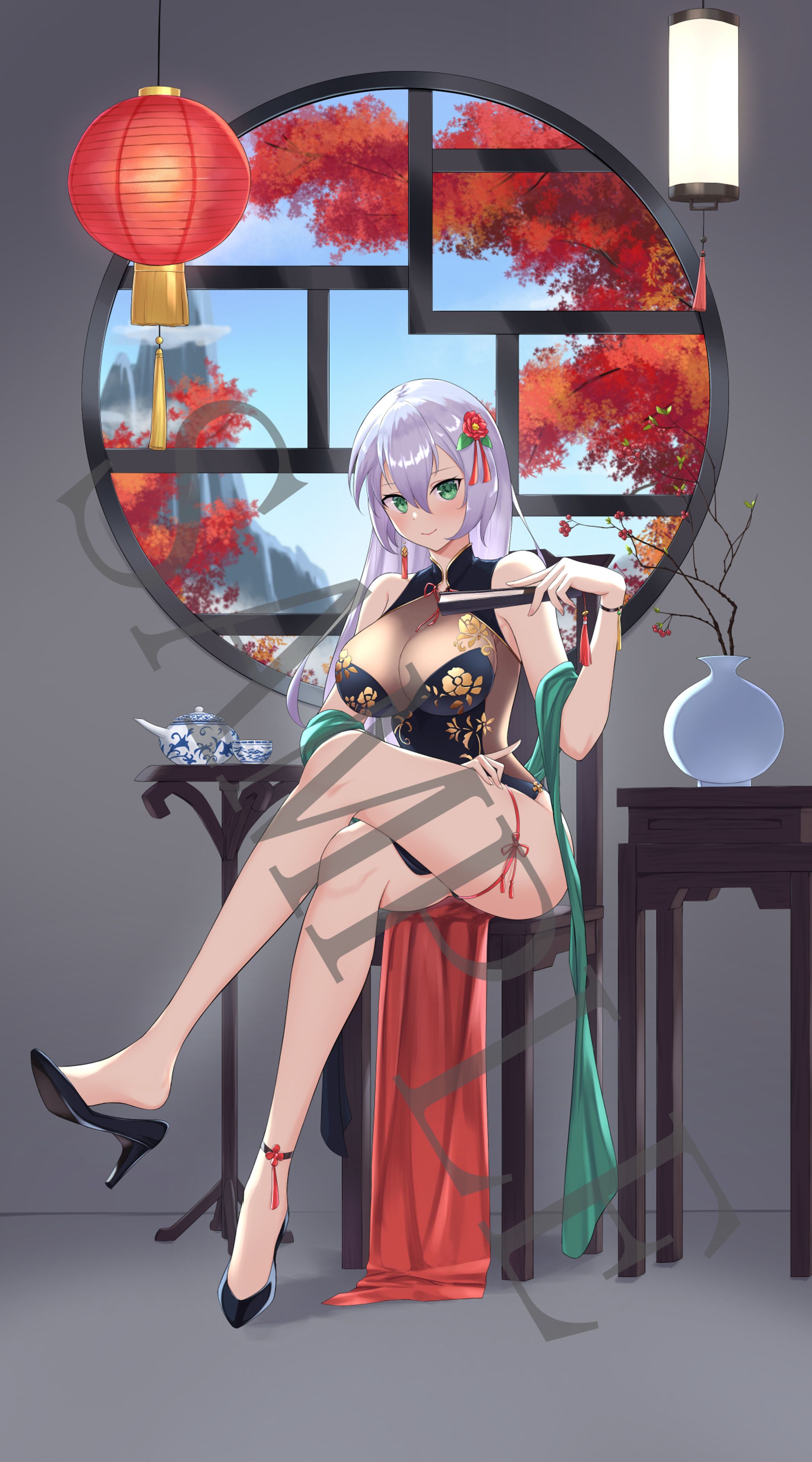 仕事絵【ソーシャルゲーム「ラファームの少女」スキンデザイン】-1