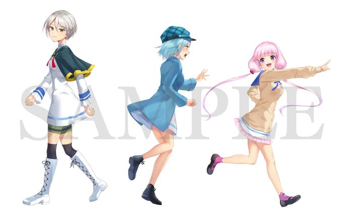 「We don’t need tears!」MVイラスト