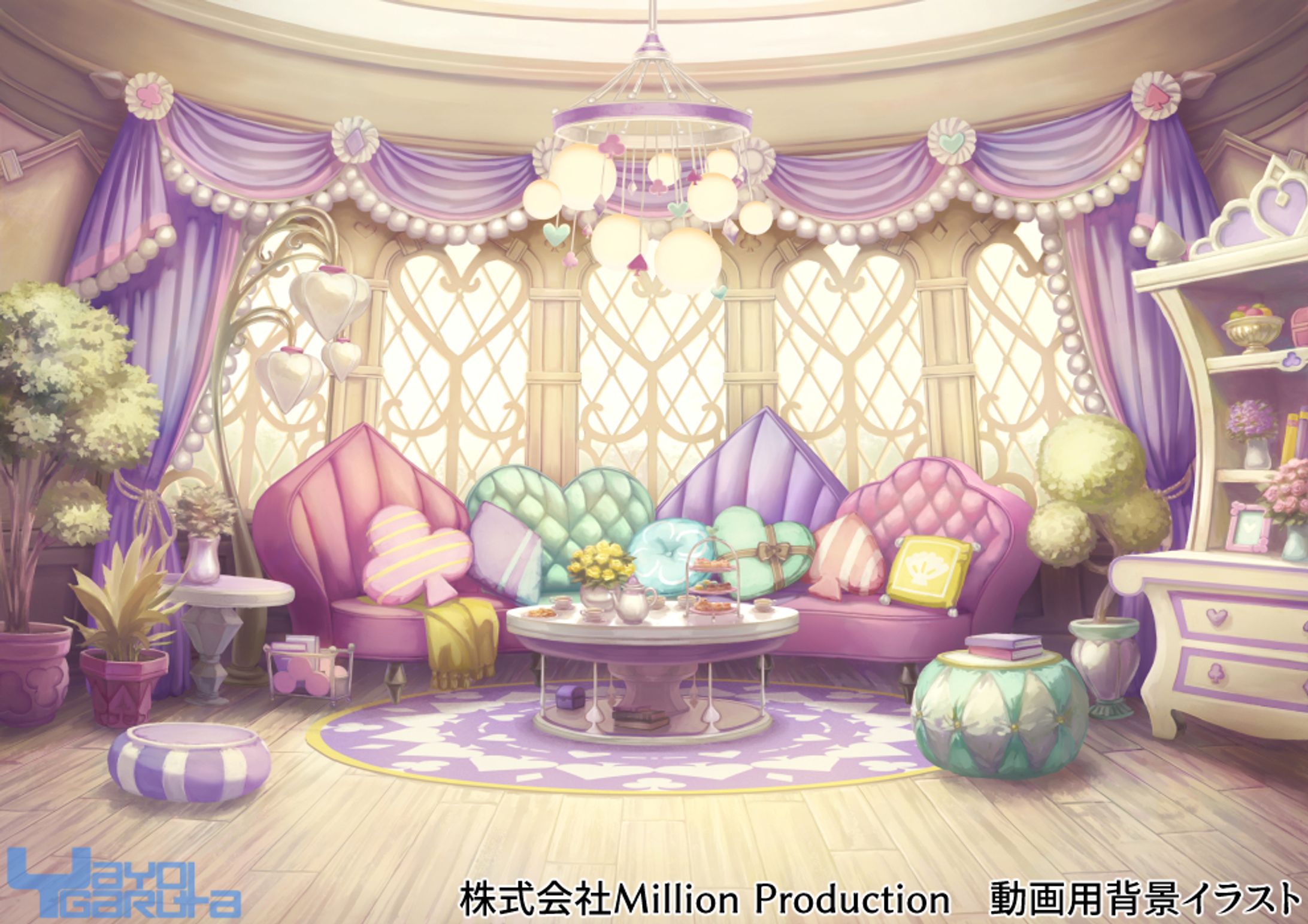 Million Production：リビングルーム(差分あり)-1