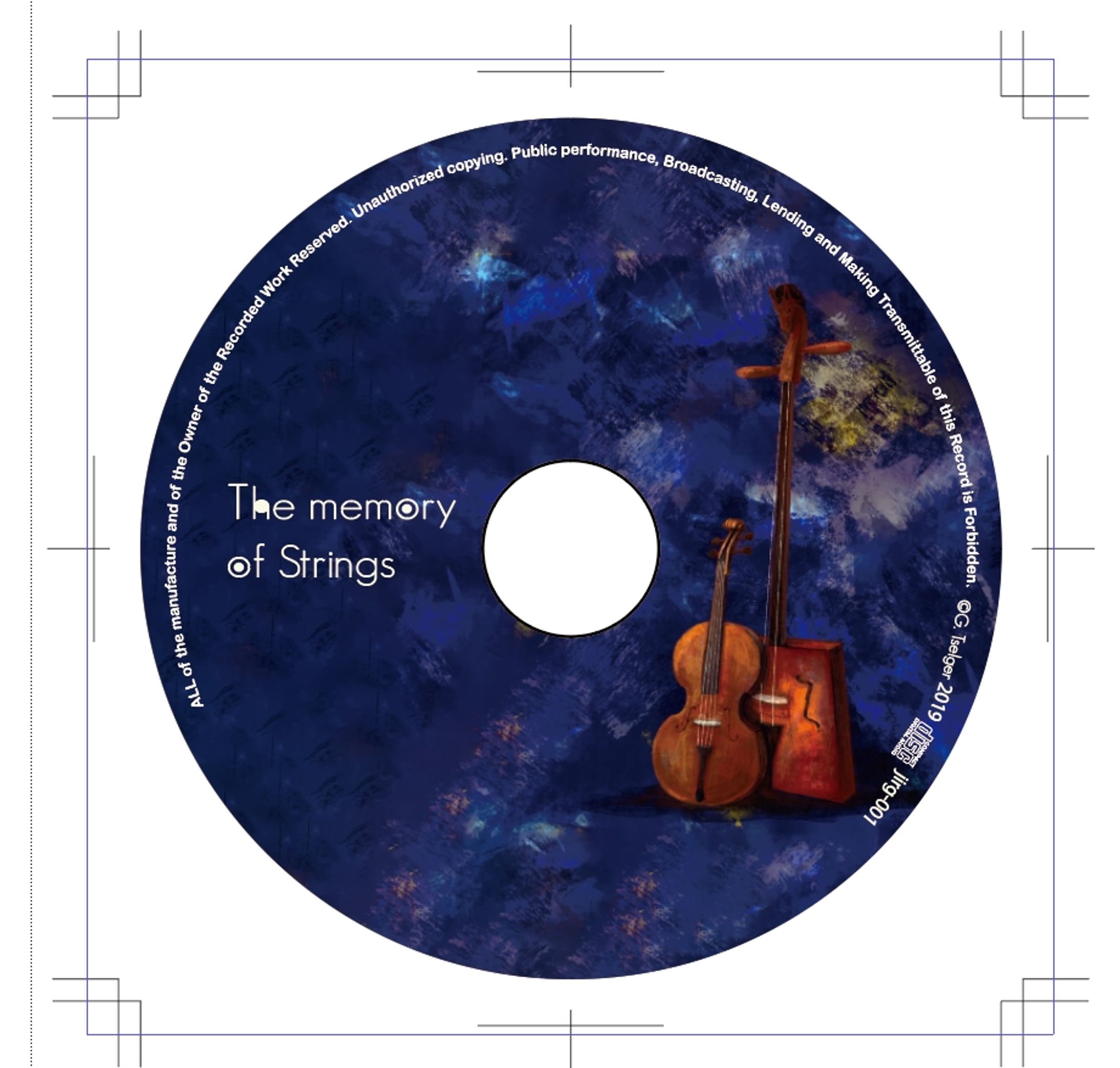 Gomb Tselger様　CDジャケット制作-1