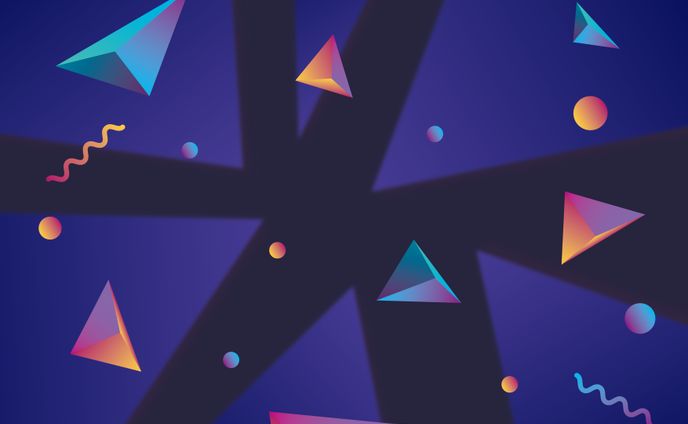 ３Dっぽいデザイン