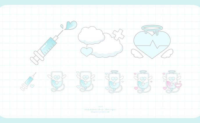 天癒くあ様 メンバーシップバッジ・スタンプ