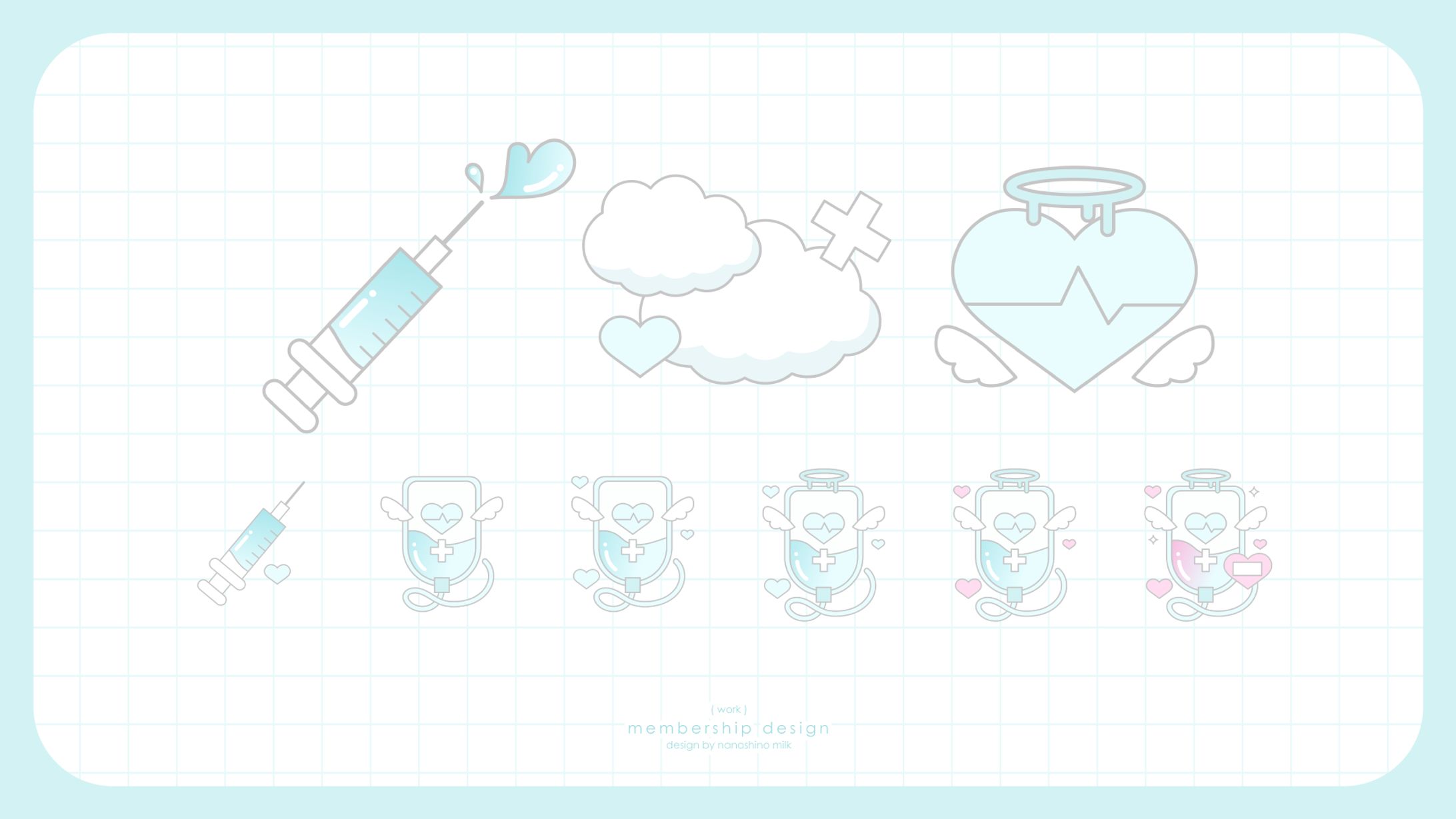 天癒くあ様 メンバーシップバッジ・スタンプ-1