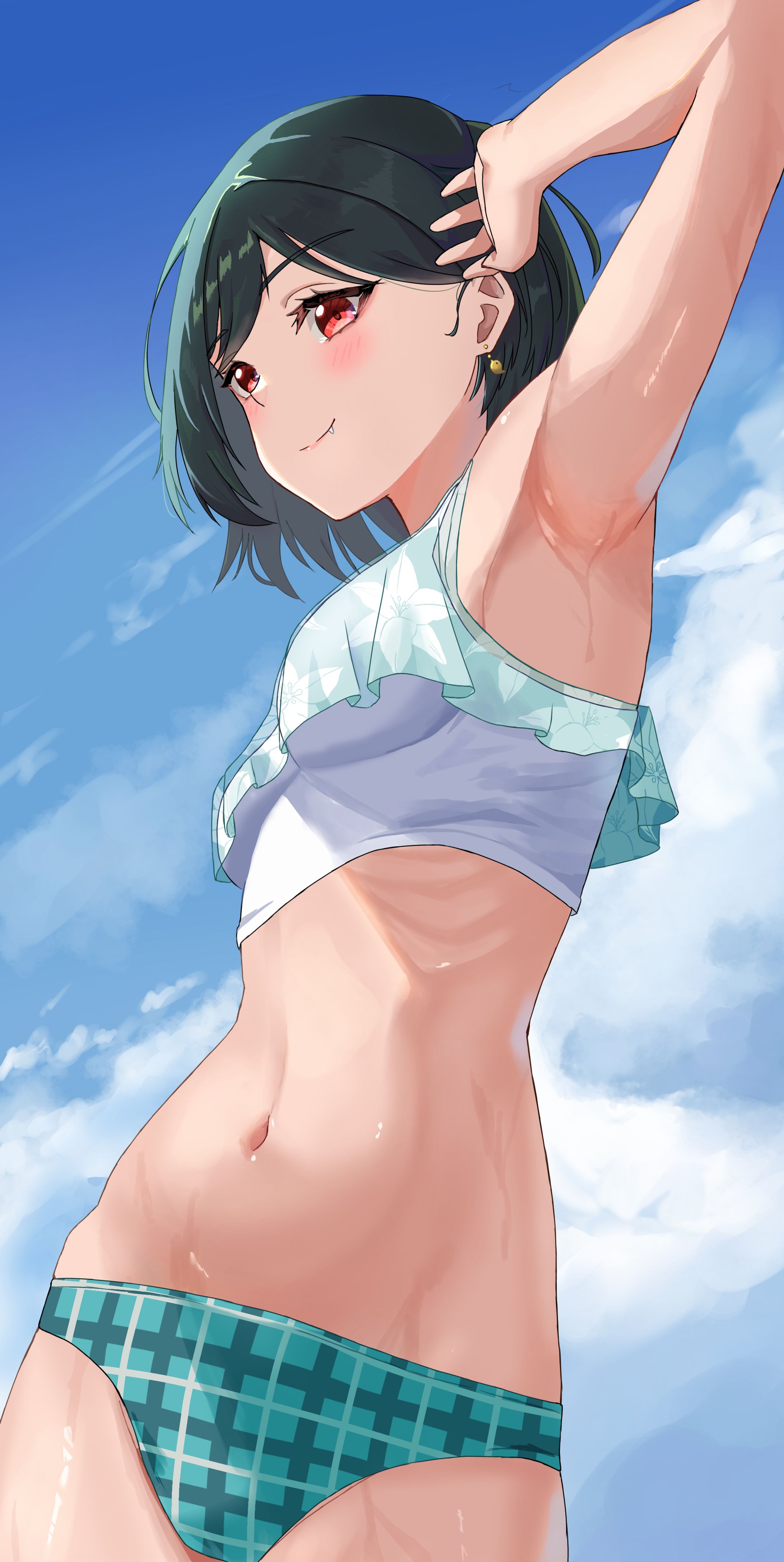 水着子 三船栞子ちゃん水着