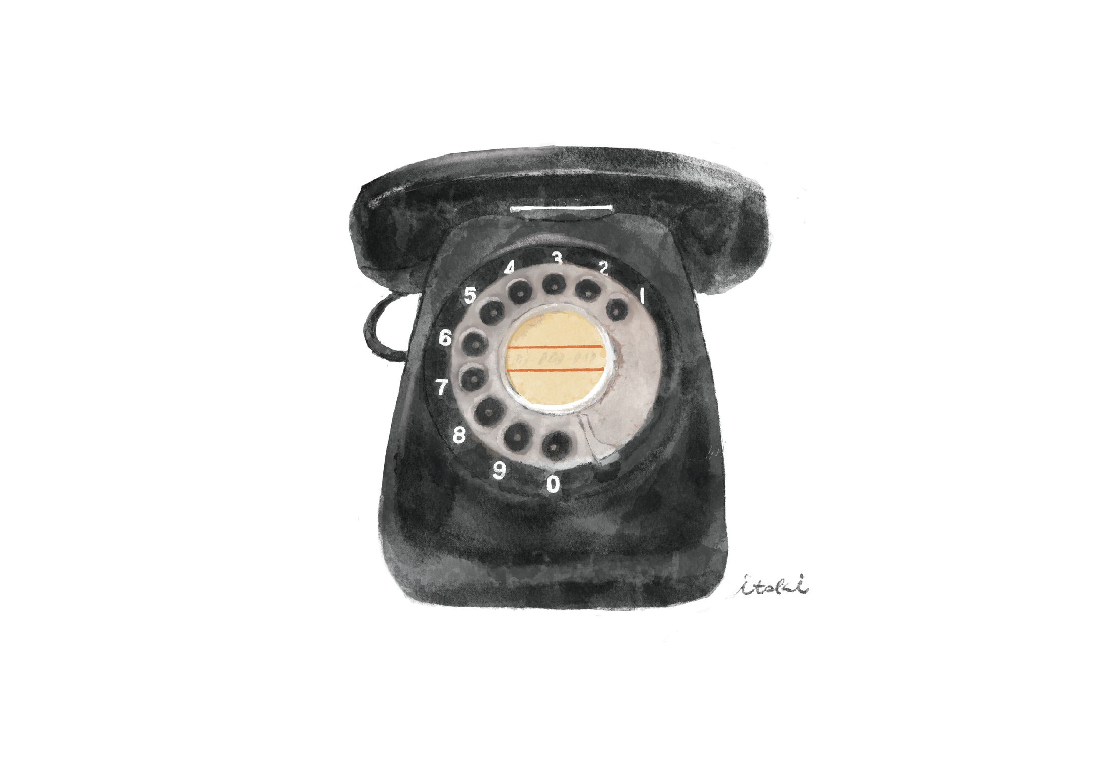 実家の黒電話-1