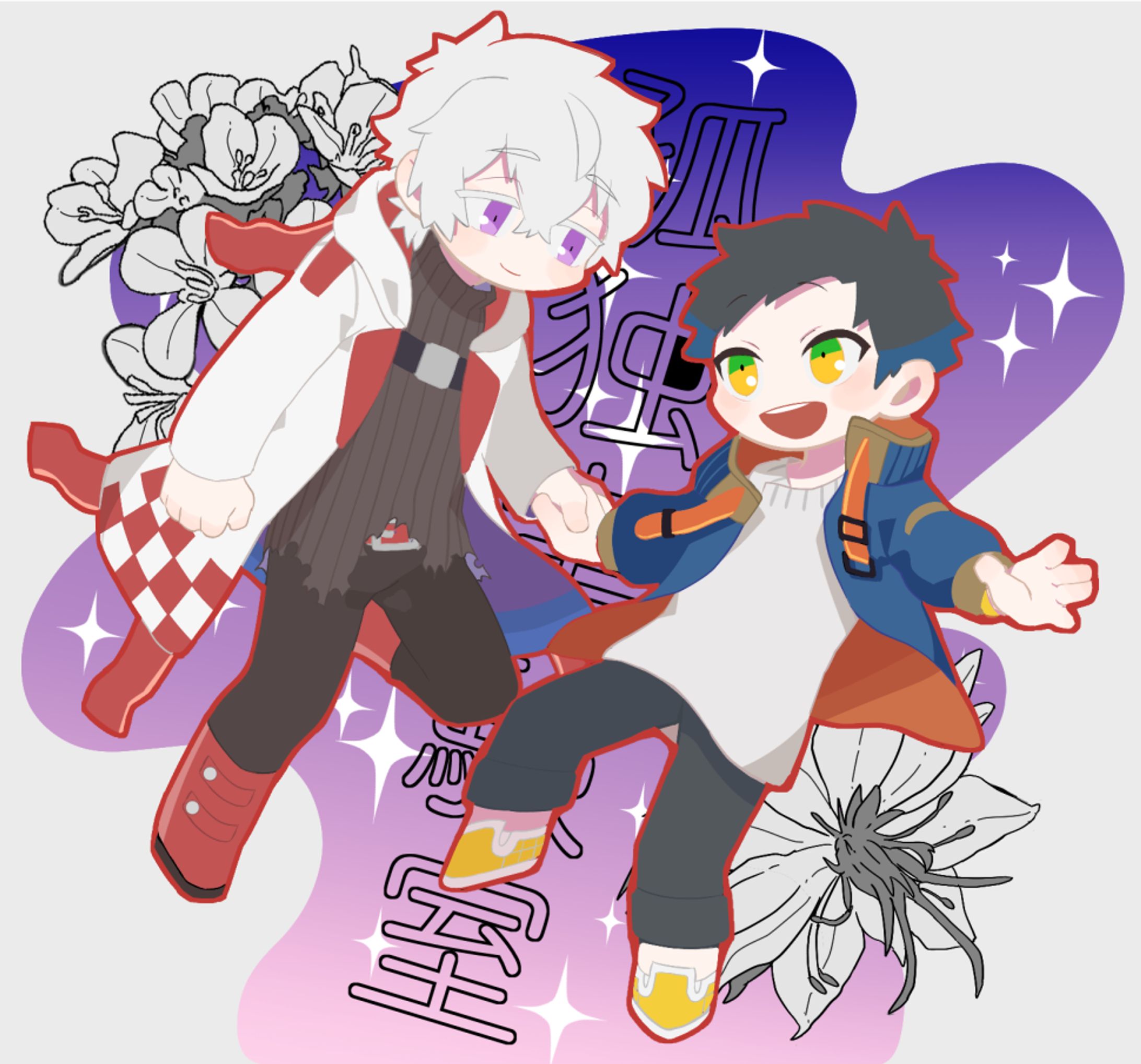 【個人】グッズ用SDイラスト-1