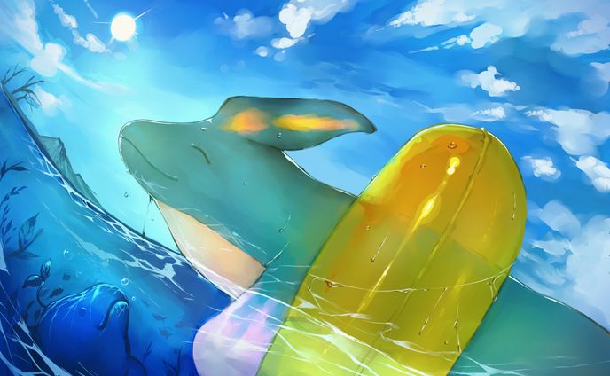 背景付き一枚絵