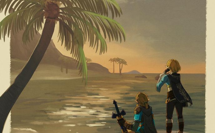 ゼルダの伝説　風景画