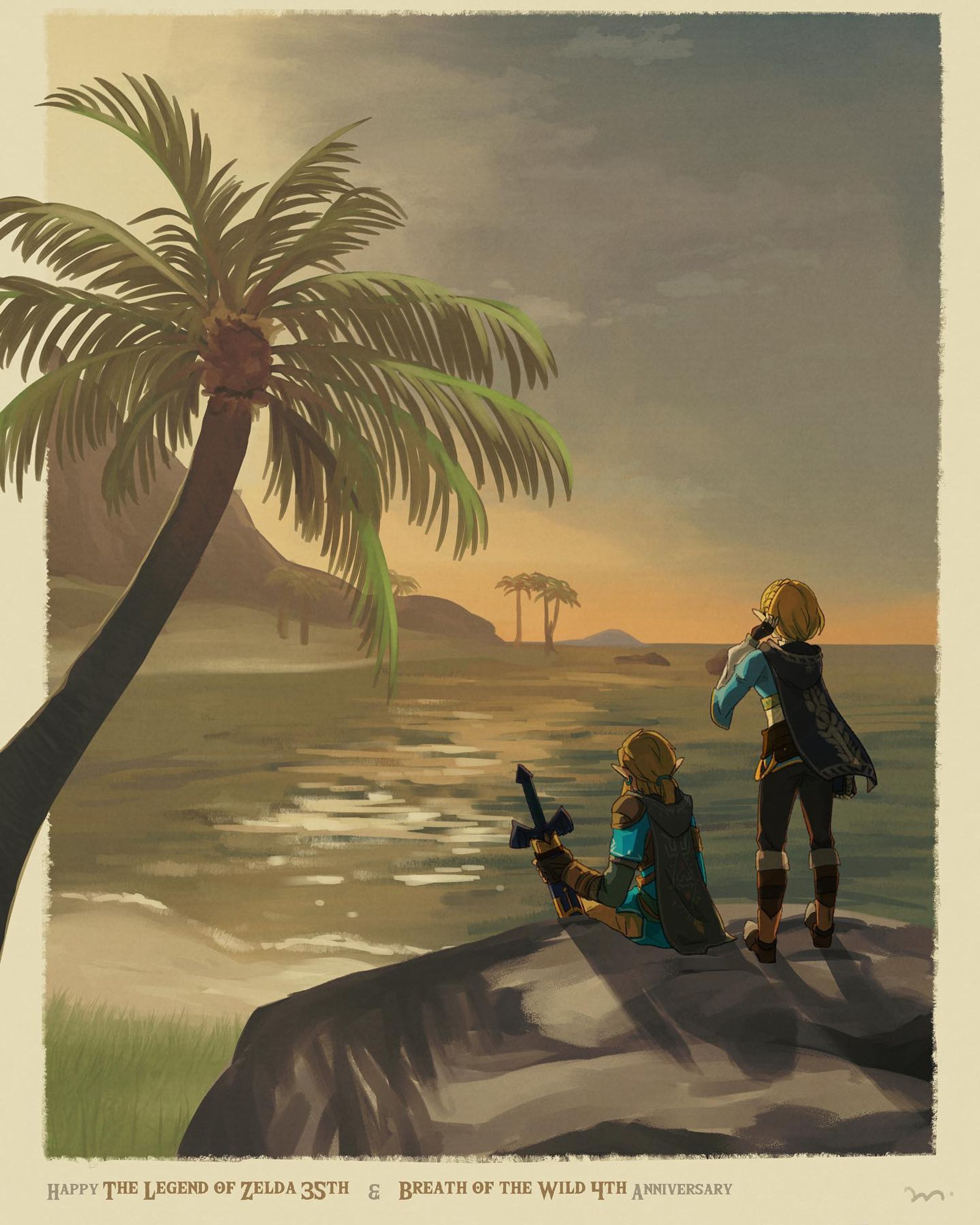 ゼルダの伝説　風景画-1