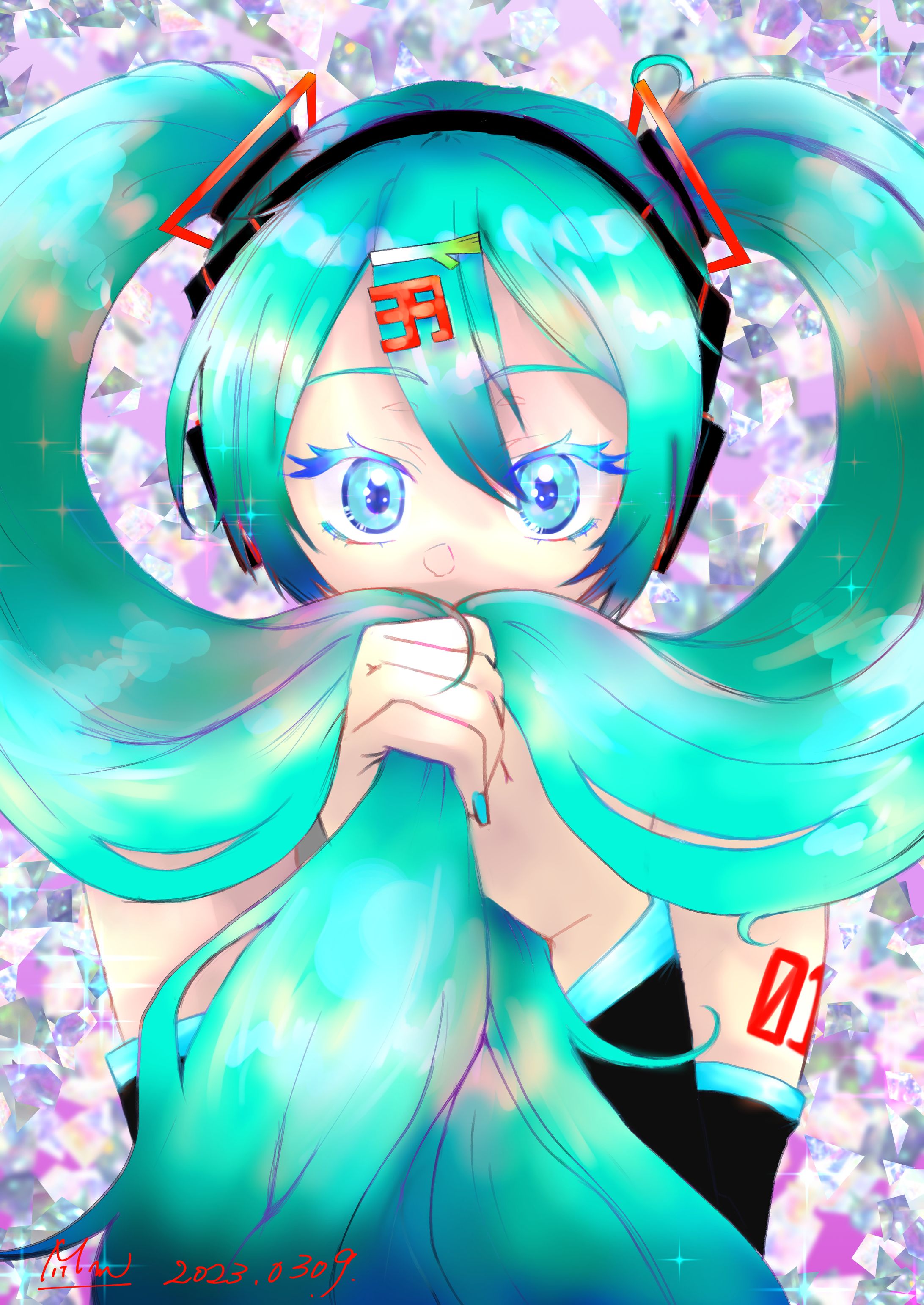 2023.3.9　ミクの日イラスト-1