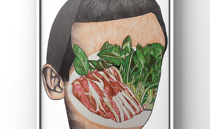 Pen & Ballpoint pen drawing.
豚肉が食べれない仕事探さないと

BASE
https://moriokasachi.theshop.jp/

 #suzuri 
https://suzuri.jp/moriokasachiart

#絵
#drawing
#art
#イラスト
#illustration
#surrealism
#アート
#絵描き
#artist
#artwork
#ボールペン画
#moriokasachi
#モリオカサチ
#BASE
#instagramart 
#instagramartist 
#painting
#originalart
#arte
#arts
#artsy 
#artstagram