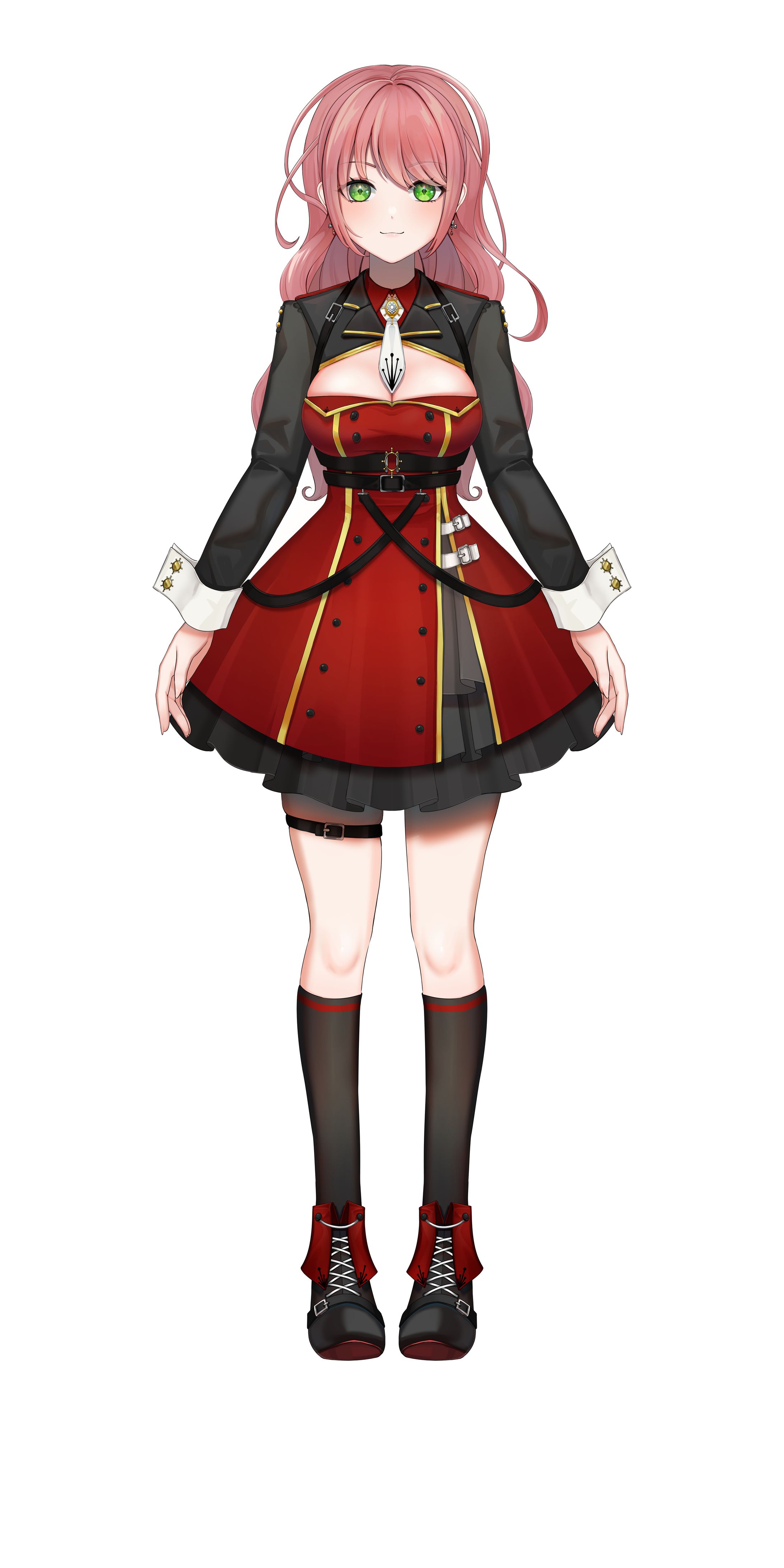 【イラスト】vtuber オークレ山本様_立ち絵-1