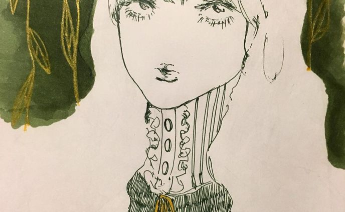 #illustration  #アナログイラスト  #イラスト #イラストレーション  #クロッキー #croquis  #絵