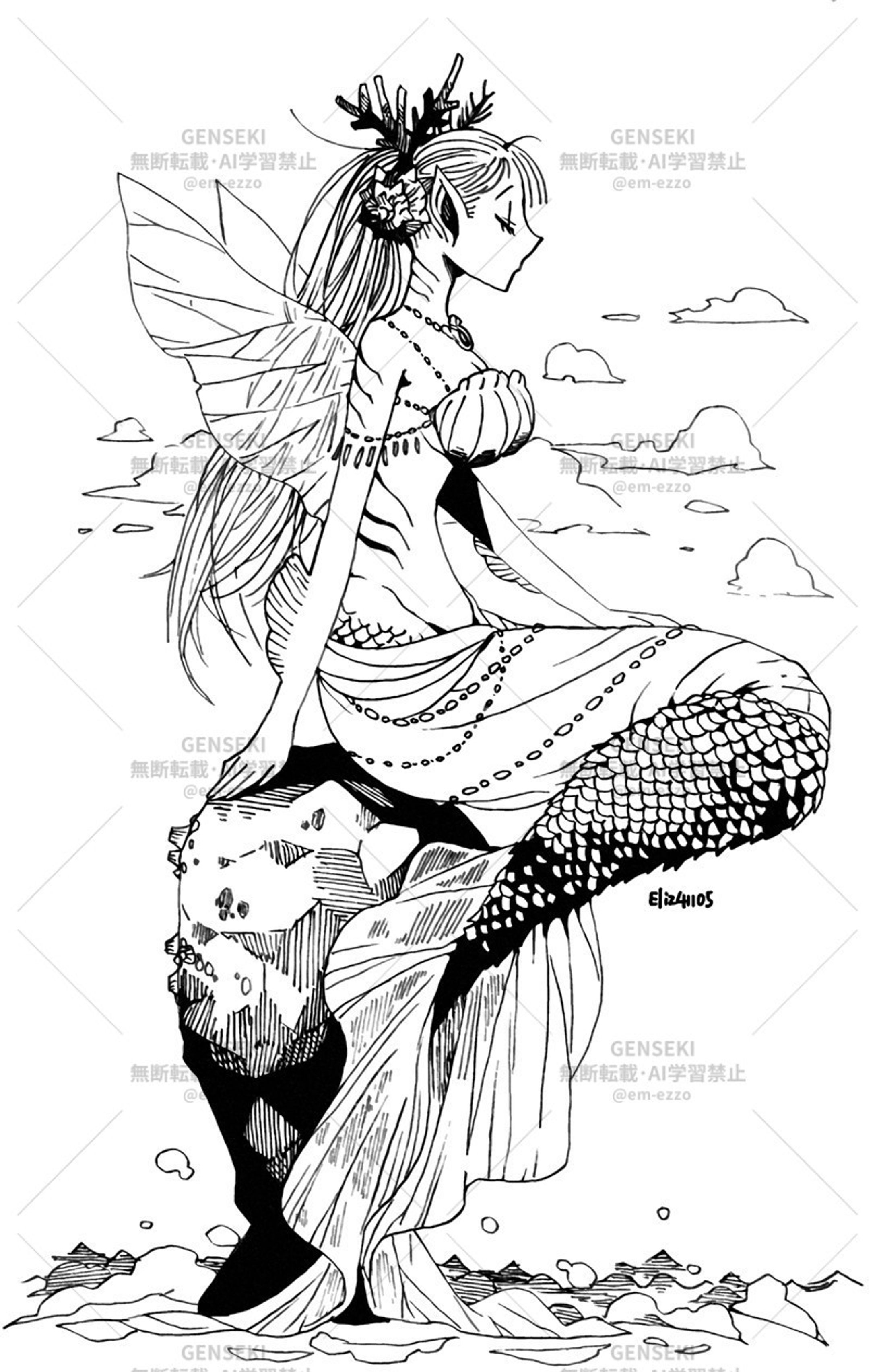 （落）「半魚姫」-1