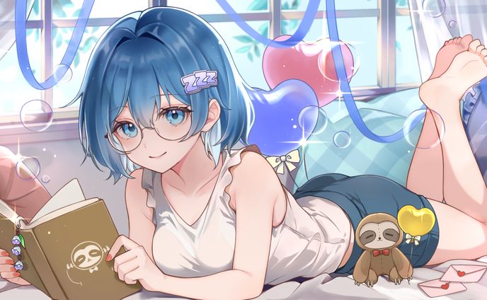 一枚絵　周年イラスト　怠惰眠様