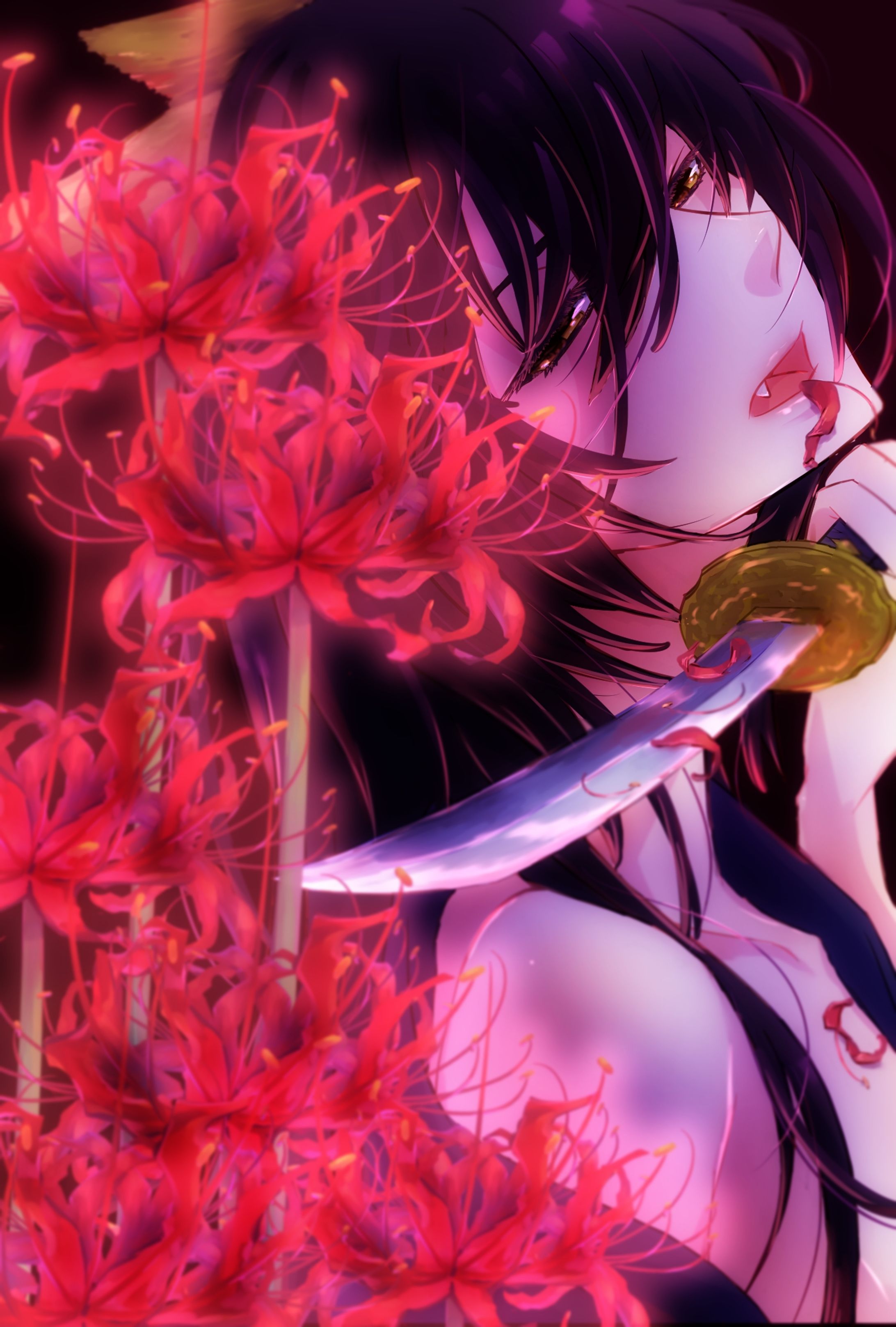 OC and red spider lilies-1