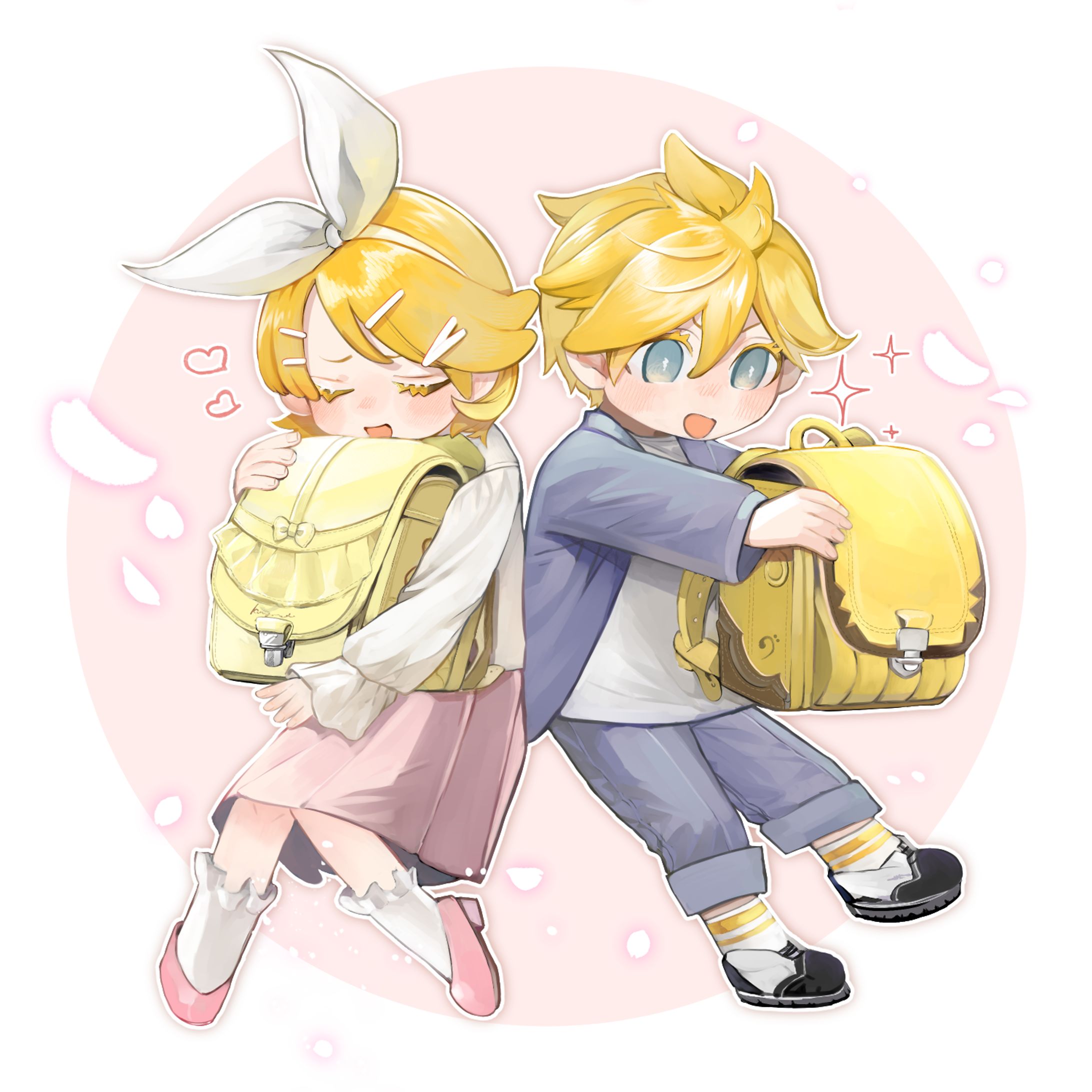 【版権】リンとレン、ランドセル-1