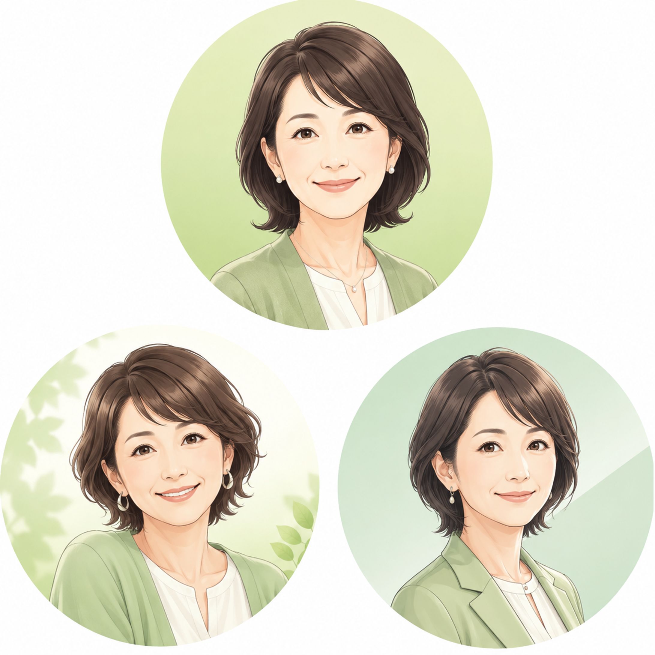 SNSアイコン　50代女性-1