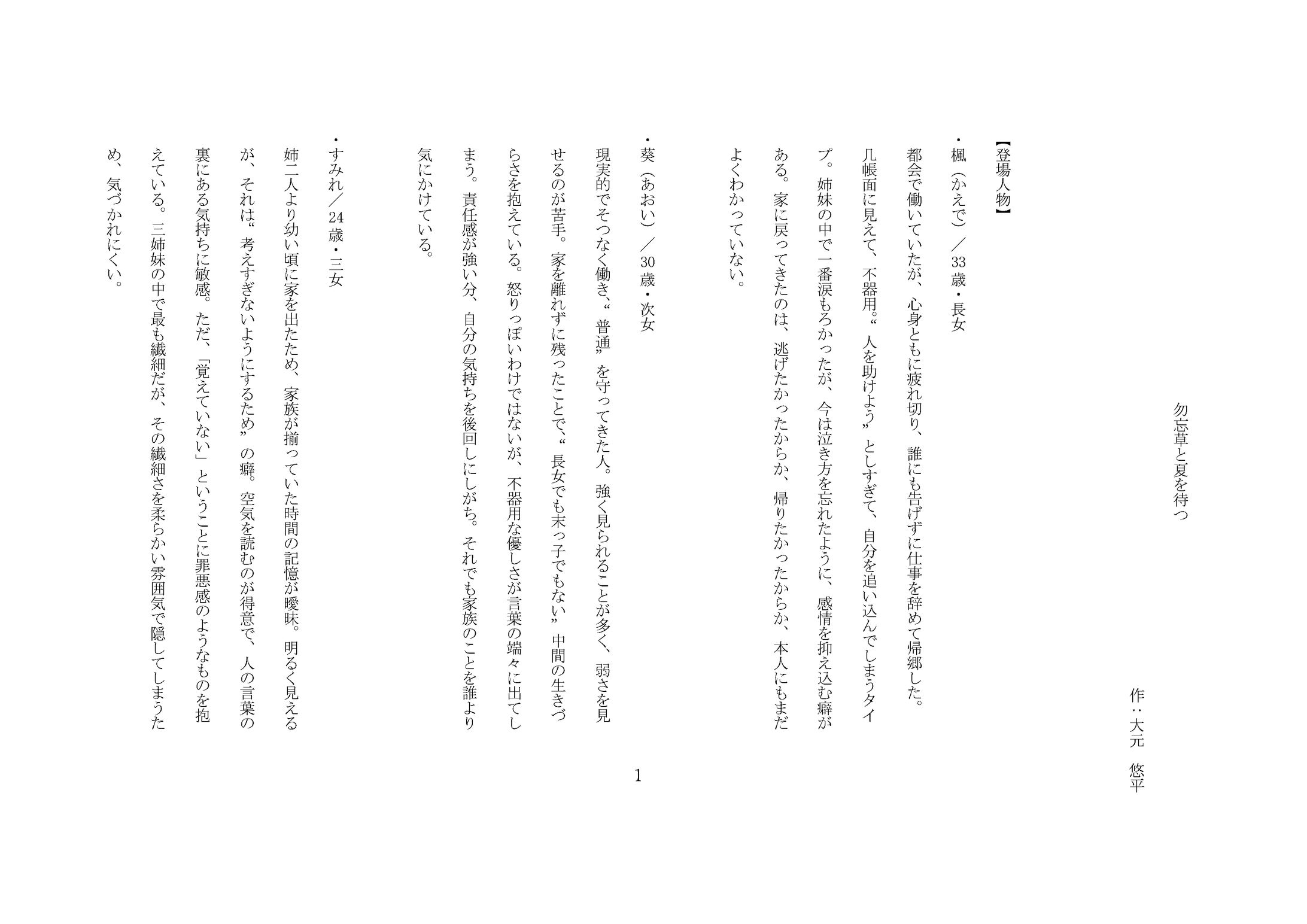 勿忘草と夏を待つ-1