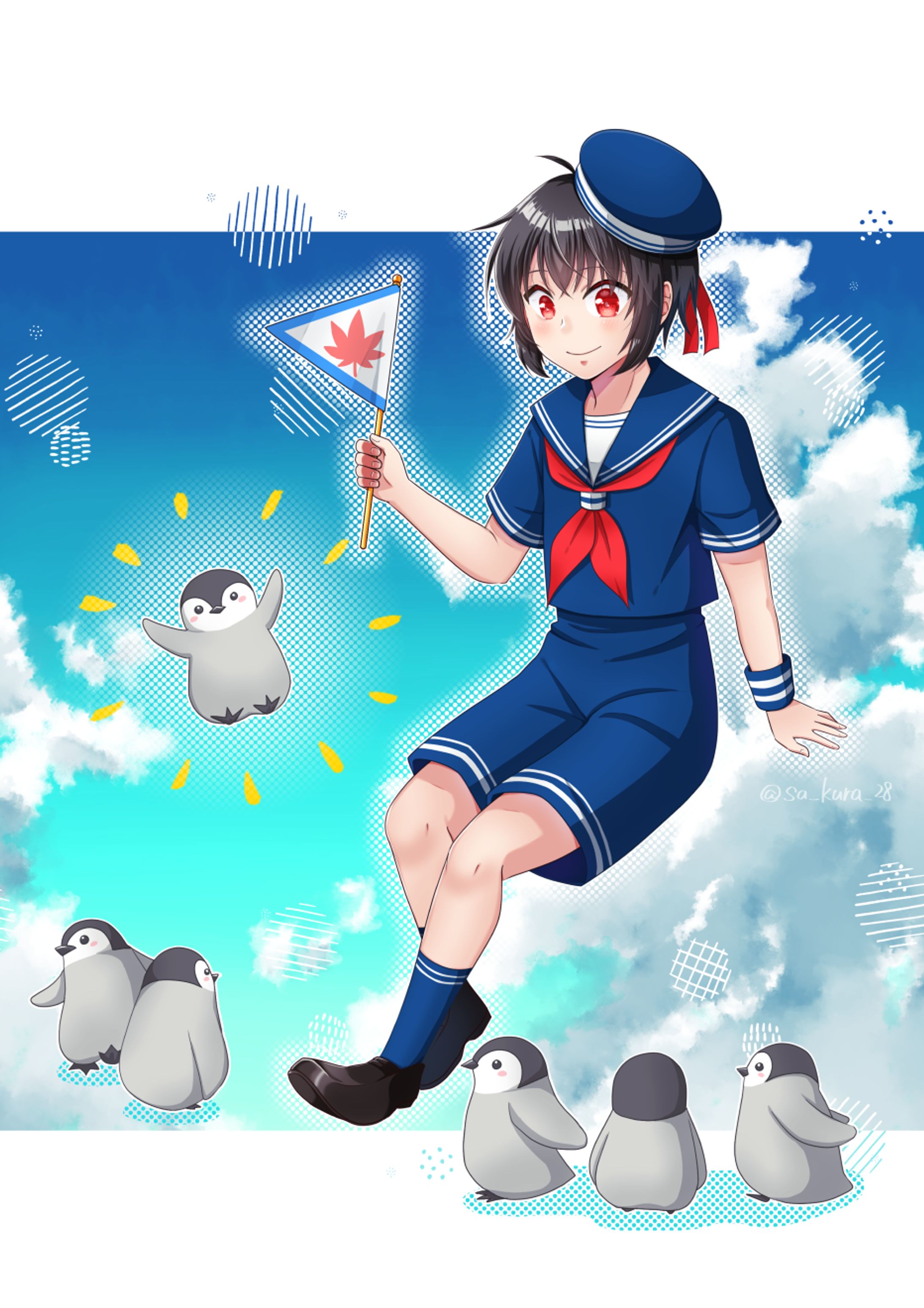 水兵さんとペンギン-1