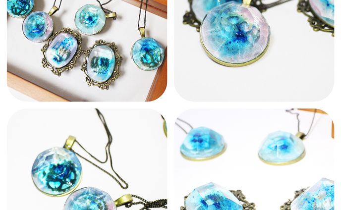 魔法のカケラ
#ハンドメイド #レジン #青色 #ほしぼし廻屋