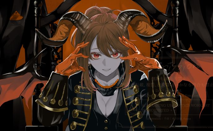 [お仕事]『デーモンロード/Kanaria 』歌ってみたMVイラスト
